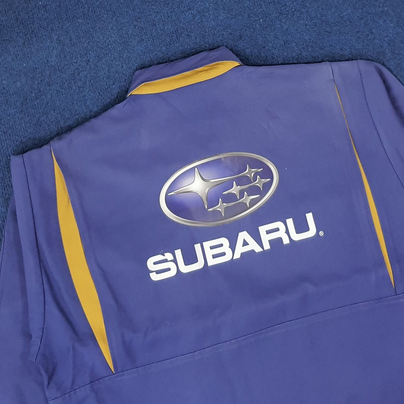 Japanese Brand × Vintage Vintage SUBARU Japan Motorsports Racing Jacket C215N27 Size US M / EU 48-50 / 2 - 2 Thumbnail