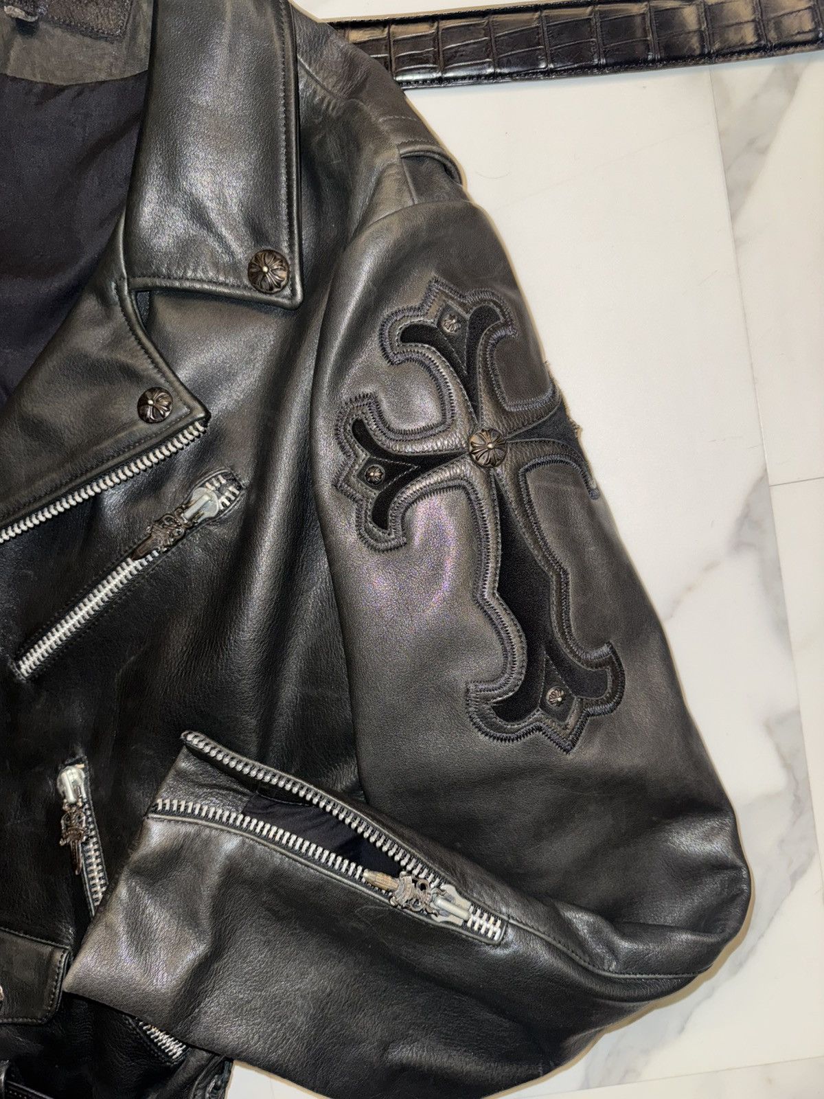 Chrome Hearts Chrome Hearts OG 90s Leather Jacket Size US M / EU 48-50 / 2 - 4 Thumbnail