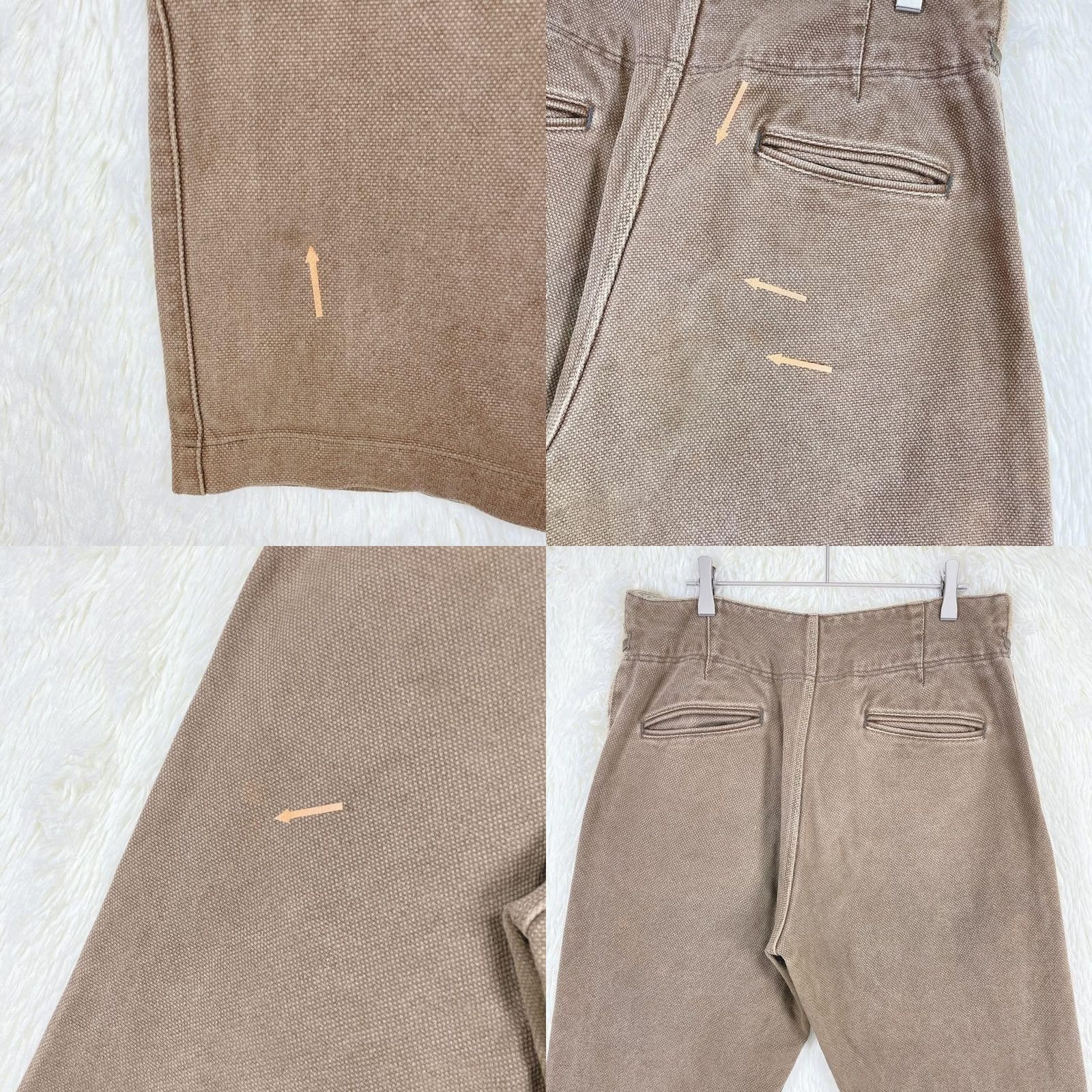 Kapital KAPITAL Men's Pants Brown Linen/Cotton Casual Size L USED Size US 33 - 9 Thumbnail
