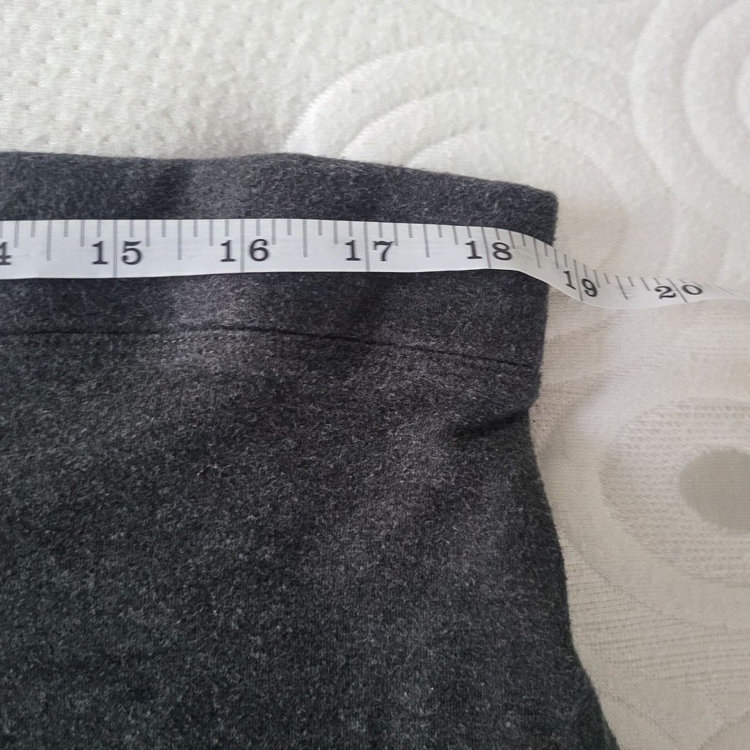 Express Express Dark Gray Cotton Cropped Leggings - XL Size 36" / US 14 / IT 50 - 7 Thumbnail