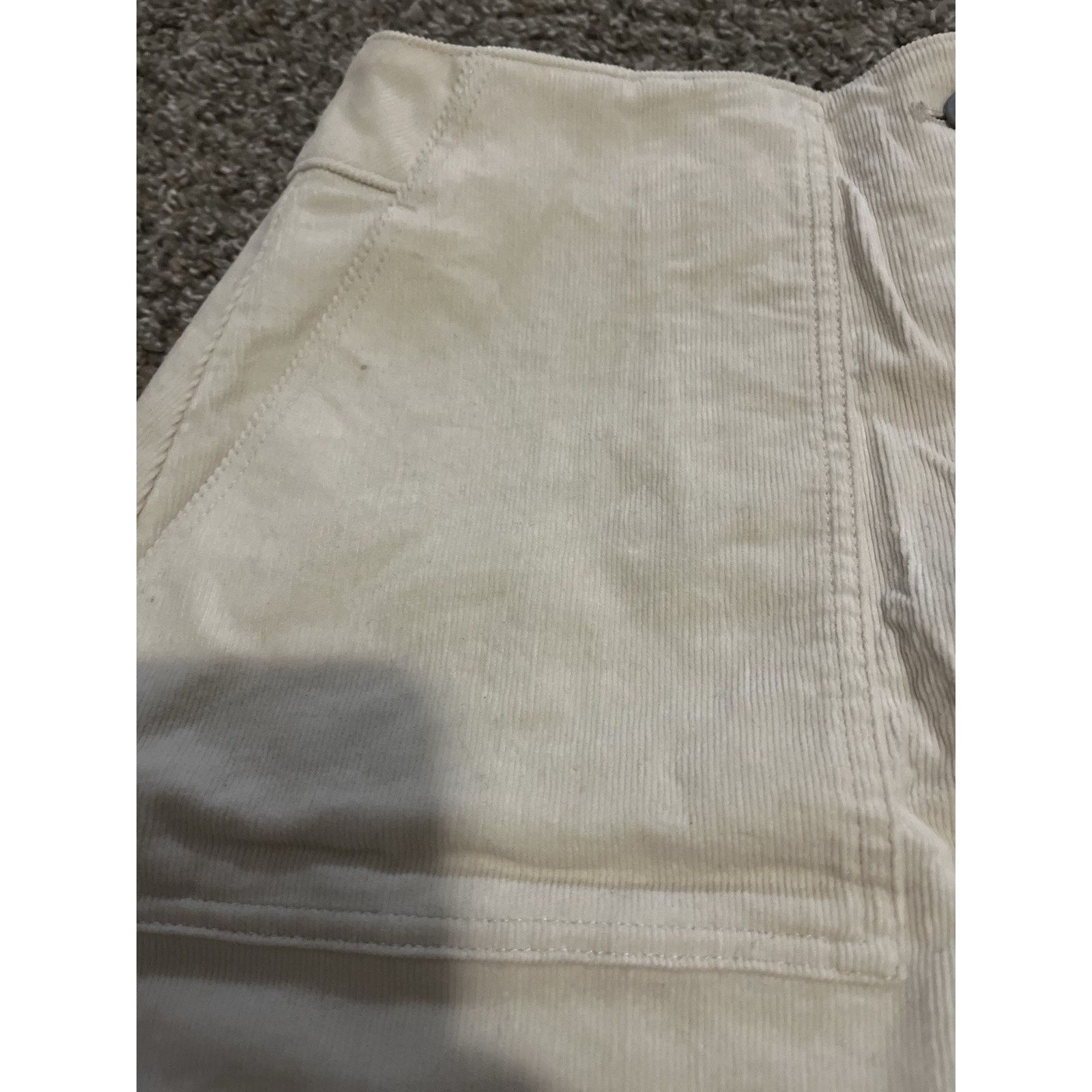 Other Cream Mini corduroy Skirt: 0 Size 25" / US 0 / IT 36 - 3 Thumbnail