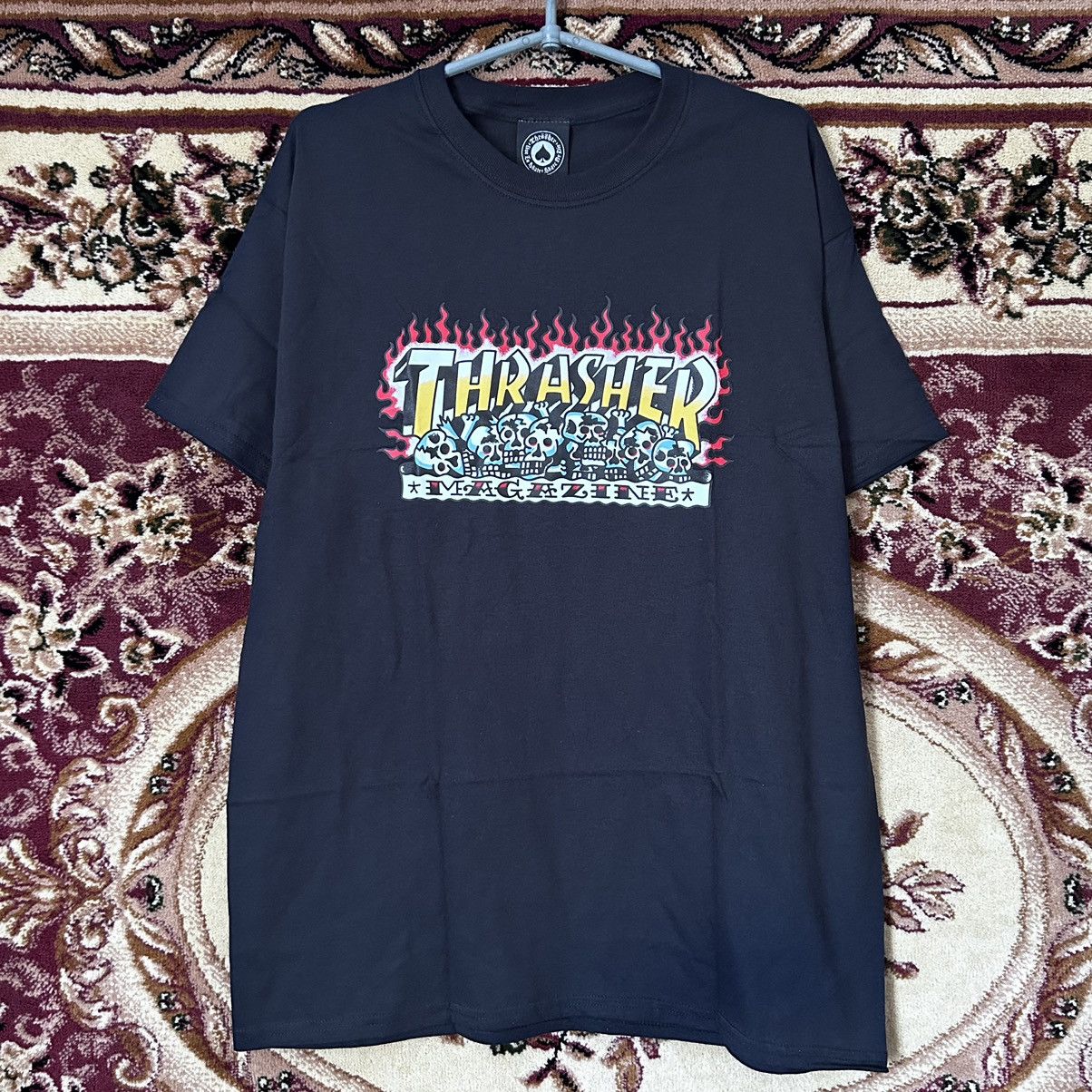 Thrasher × Vintage Vintage thrasher tee skulls logo Size US L / EU 52-54 / 3 - 1 Thumbnail