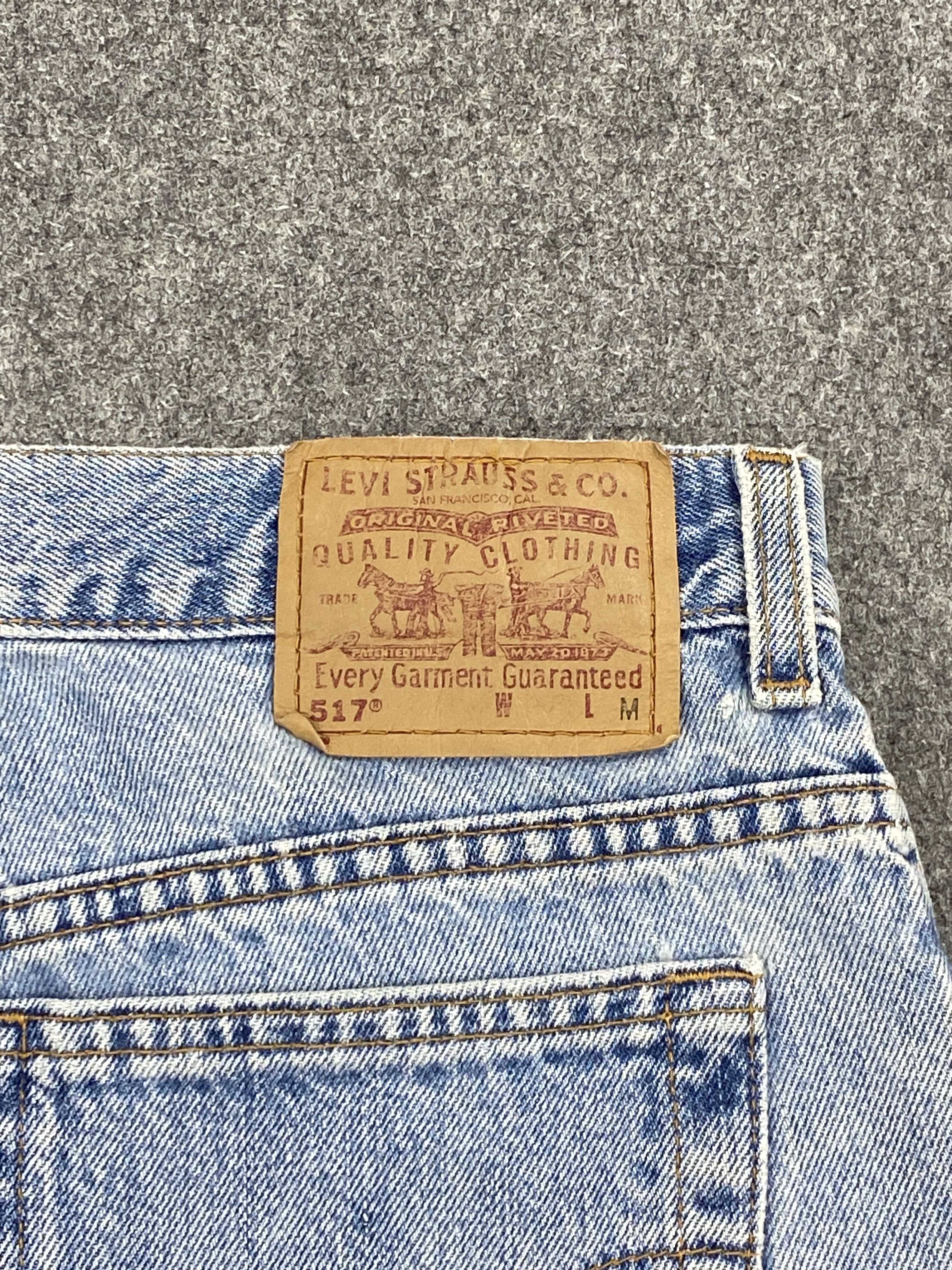 Levi's Vintage 90s Levis 517 Bootcut Relaxed Jeans DP2597 Size US 32 / EU 48 - 5 Thumbnail
