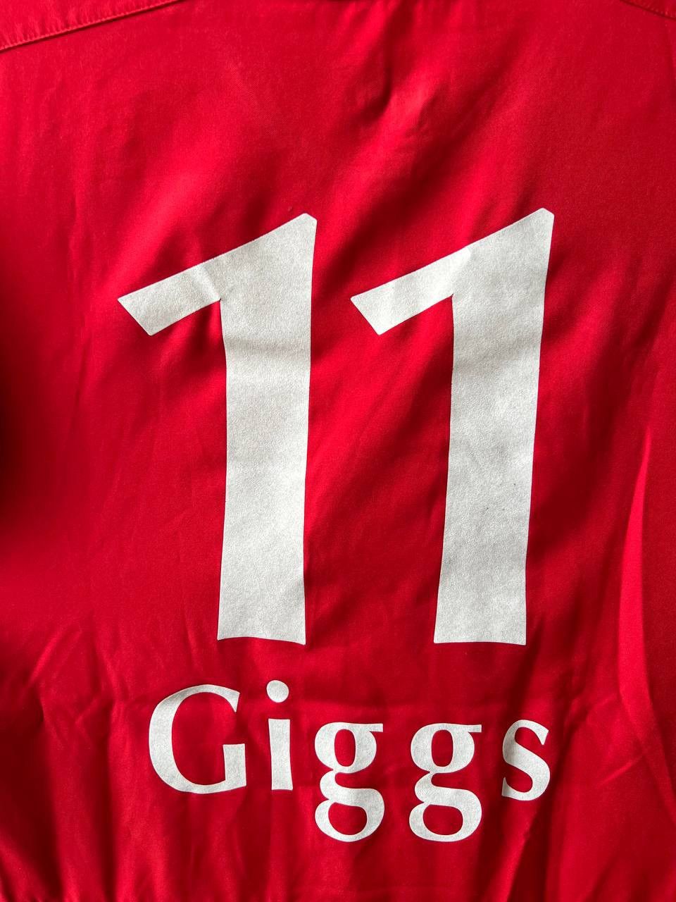 Nike 2002/04 MANCHESTER UNITED #11 GIGGS SOCCER JERSEY SHIRT XLB Size US S / EU 44-46 / 1 - 12 Thumbnail