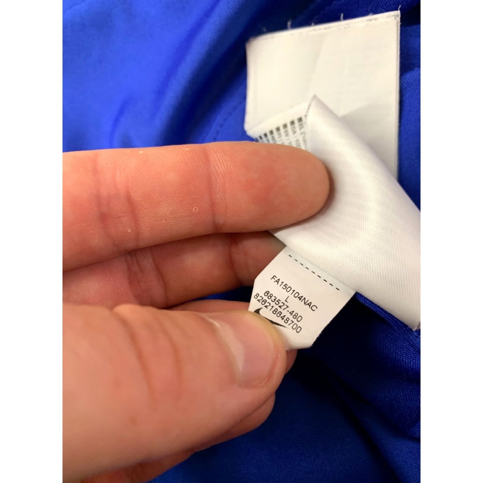 Nike Nike Dri-FIT Running Men Shirt Jersey Size L Blue 2015 Training Sweatshirt? Size US L / EU 52-54 / 3 - 7 Thumbnail