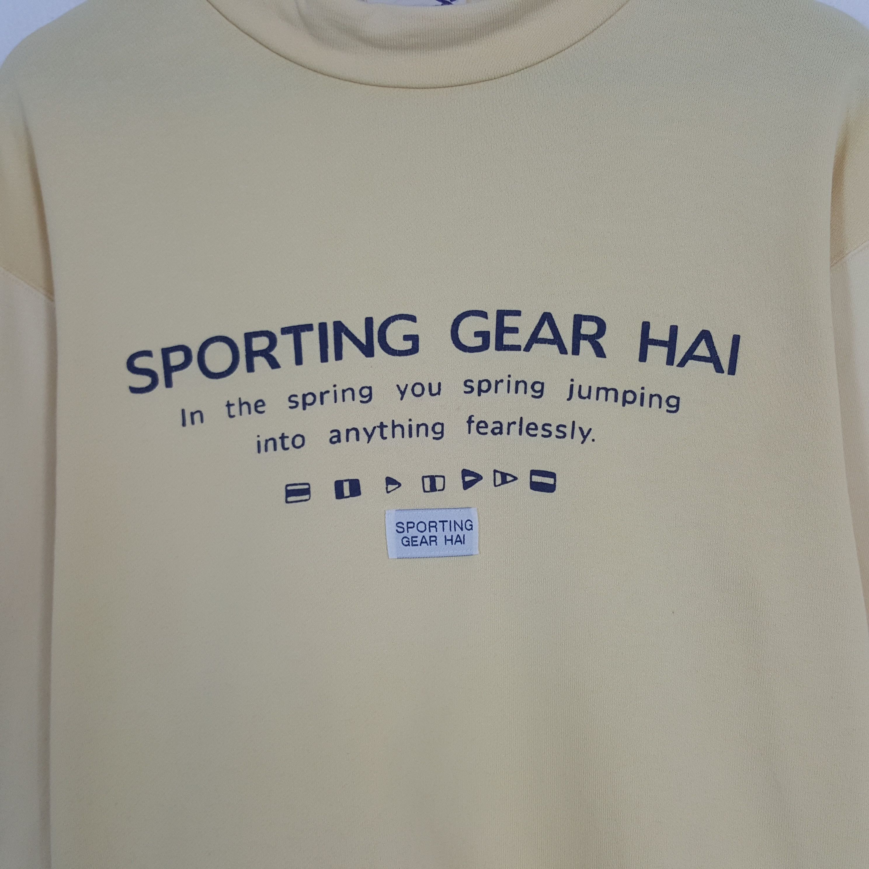 Hai Sporting Gear × Japanese Brand × Vintage Vintage Sporting Gear Hai by Issey Miyake Sweatshirt Size US M / EU 48-50 / 2 - 2 Thumbnail