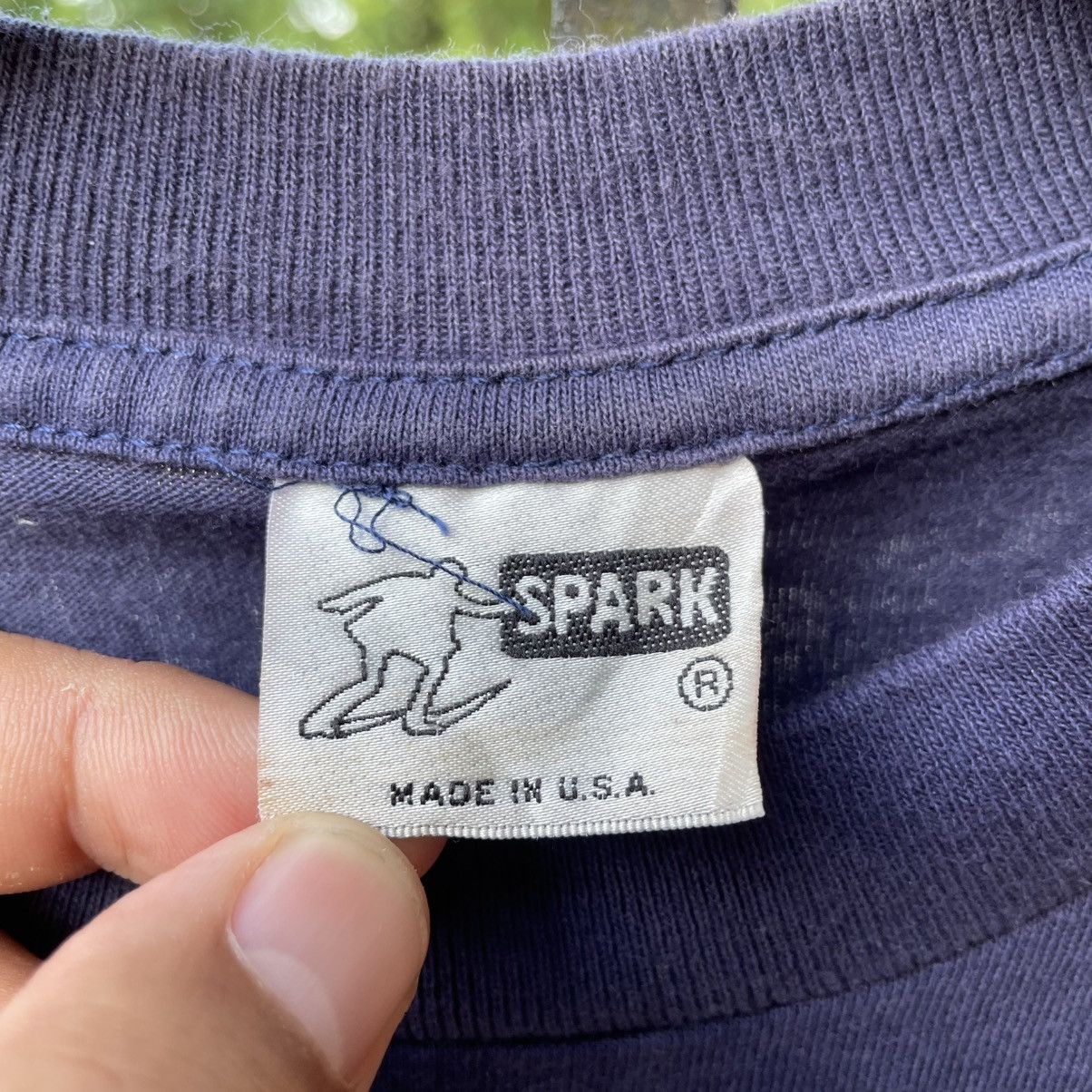 Other 🔥Vintage 90s SPARK Big Logo Spellout Skateboard Tee Size US M / EU 48-50 / 2 - 8 Thumbnail