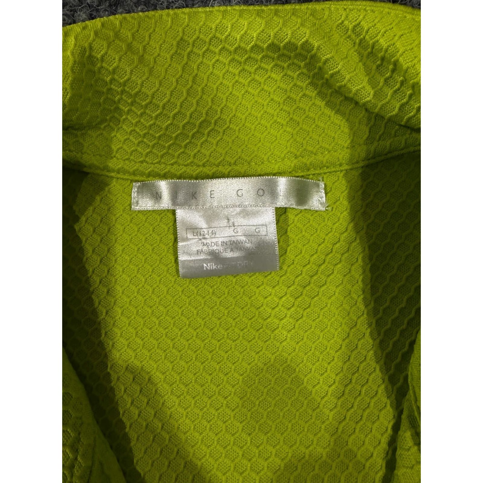 Nike Nike Golf Pullover Womens Large Green Quarter Zip Long Sleeve Athletic Sweatshirt Size L / US 10 / IT 46 - 7 Thumbnail