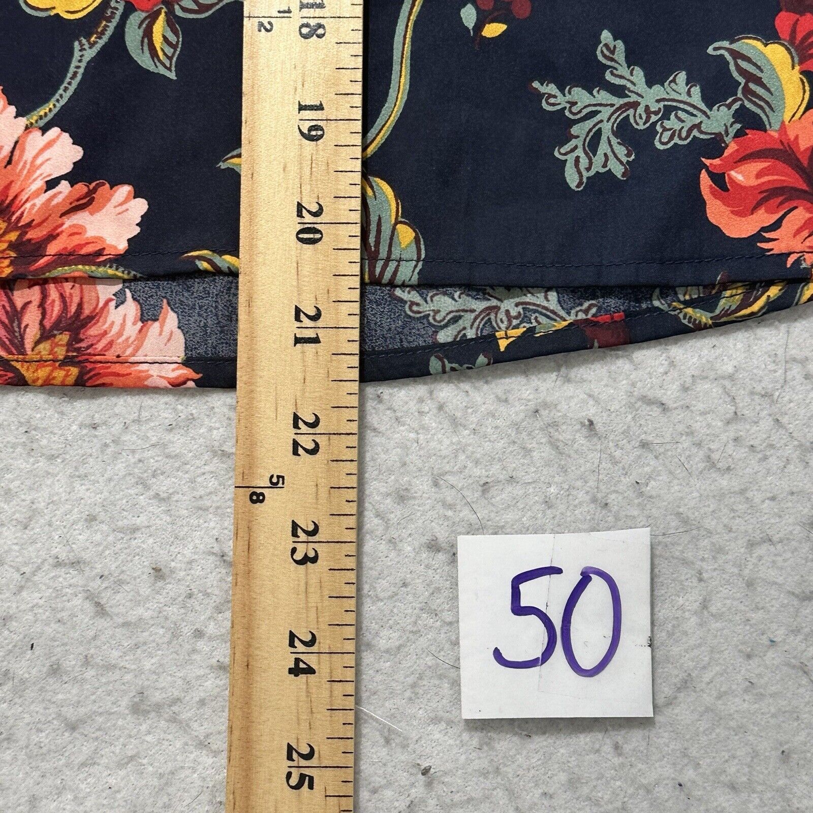 Old Navy Old Navy Small Navy Blue Floral Pajama Tank Top Lightweight Size S / US 4 / IT 40 - 17 Thumbnail