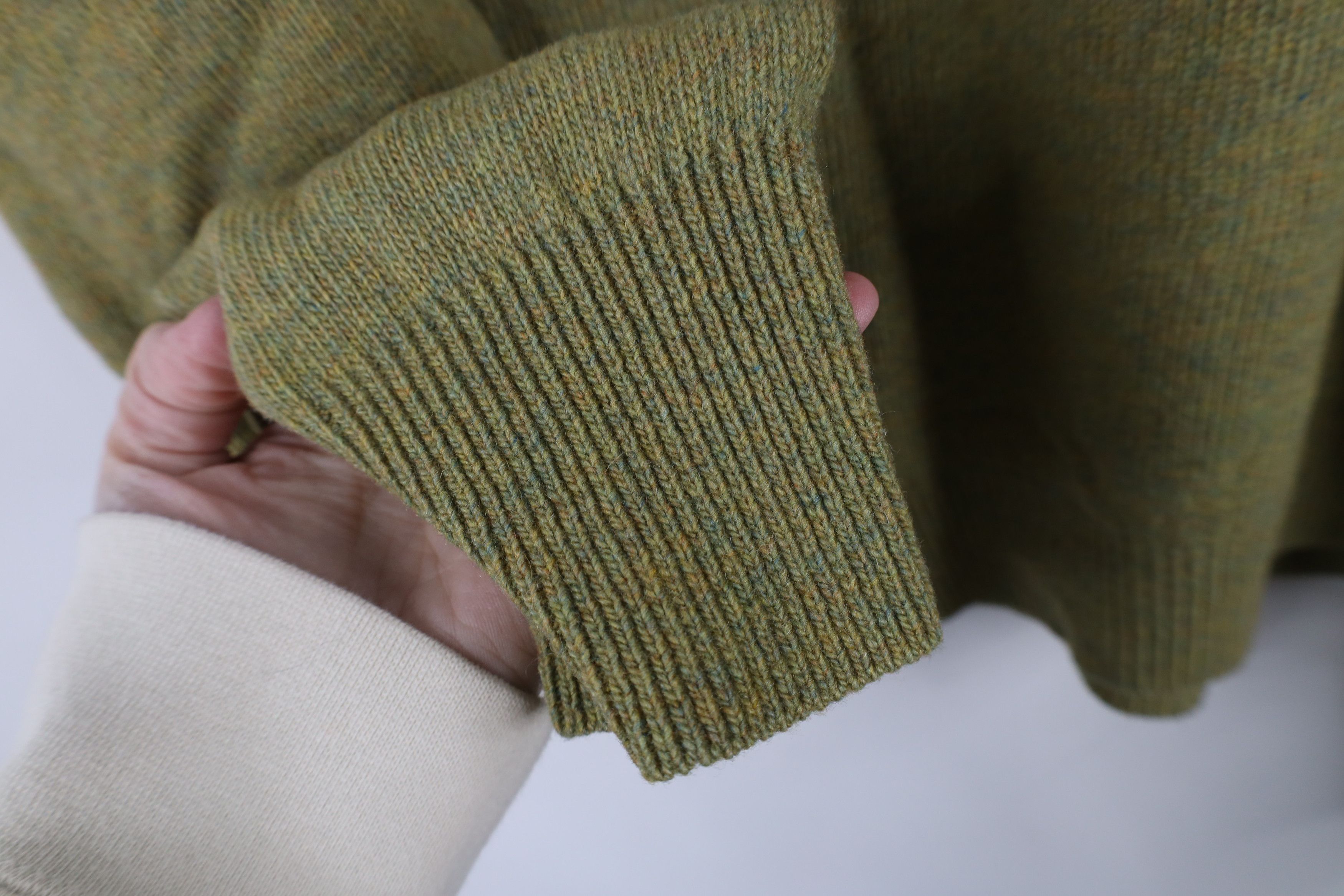 Vintage Vintage 60s Rockabilly Fleck Virgin Lambswool Knit Sweater Size US L / EU 52-54 / 3 - 4 Thumbnail