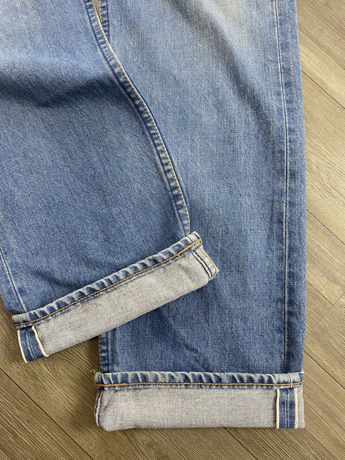 Levi's Vintage Clothing Vintage Levis 503 28x36 Selvedge Straight Fit Blue Jeans Size US 28 / EU 44 - 10 Thumbnail
