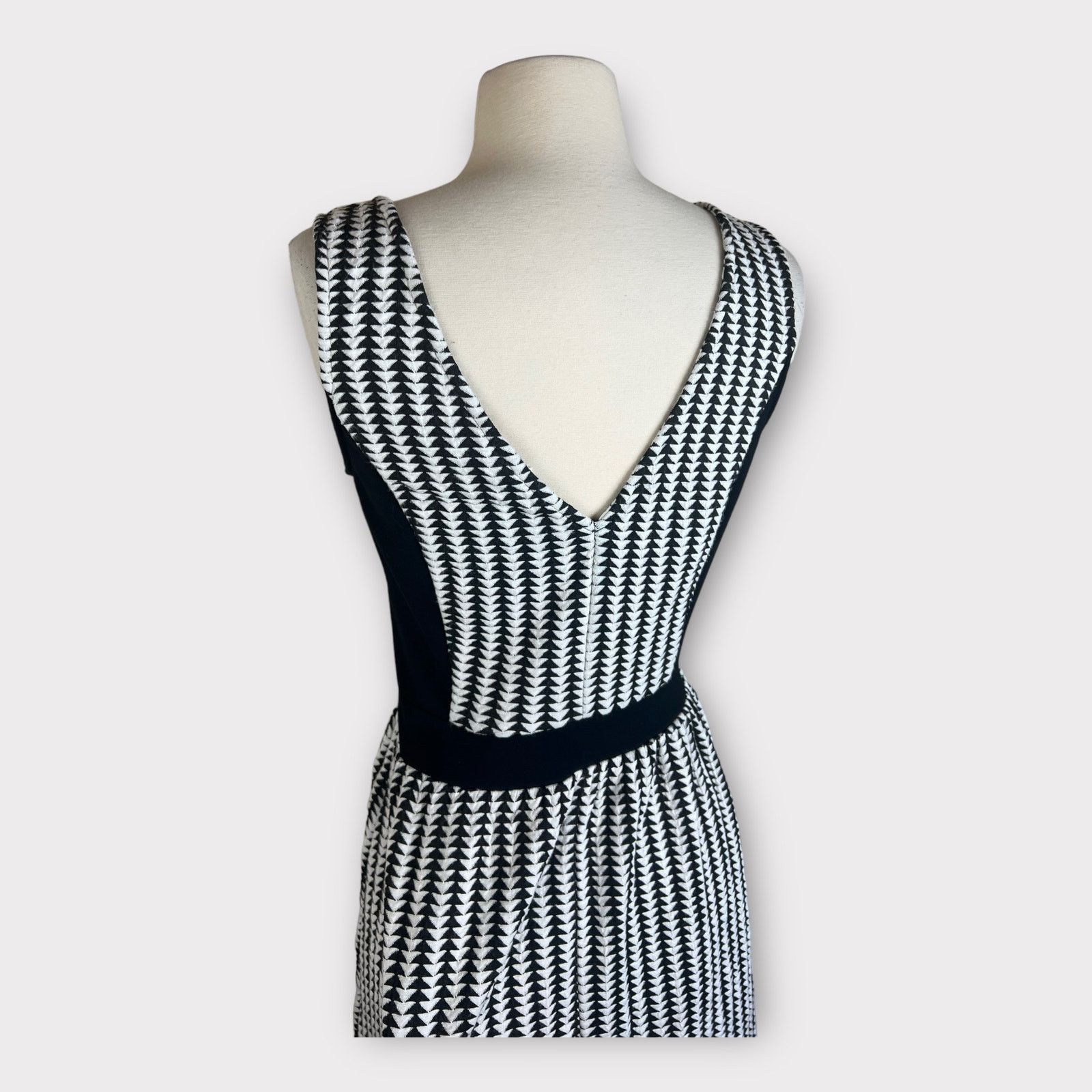 Macys Charming Charlie | Retro Black Check Dress Size S / US 4 / IT 40 - 6 Thumbnail