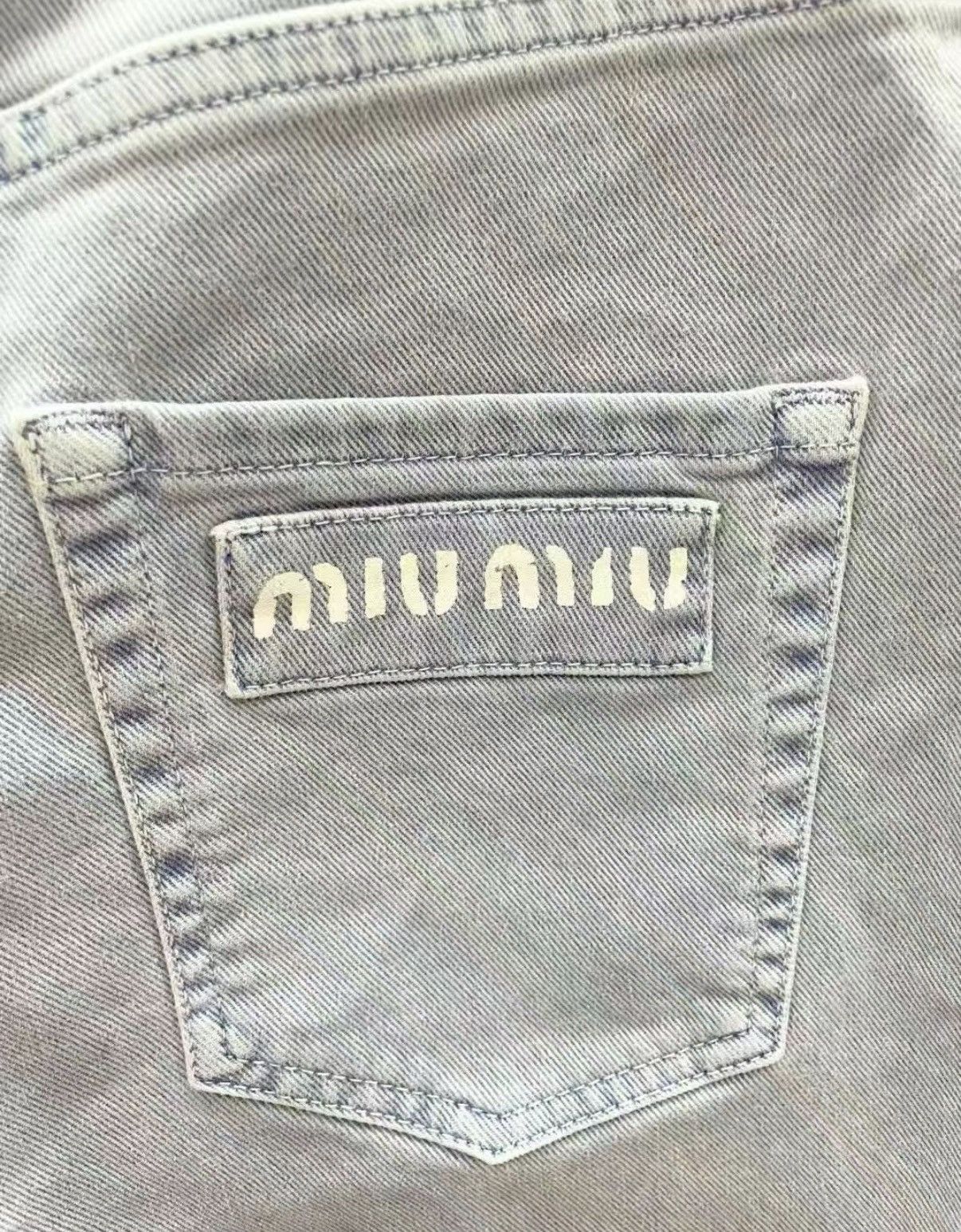 Miu Miu Miu Miu Stylish Light High-Waisted Casual Pants J33 Size 26" / US 2 / IT 38 - 4 Thumbnail