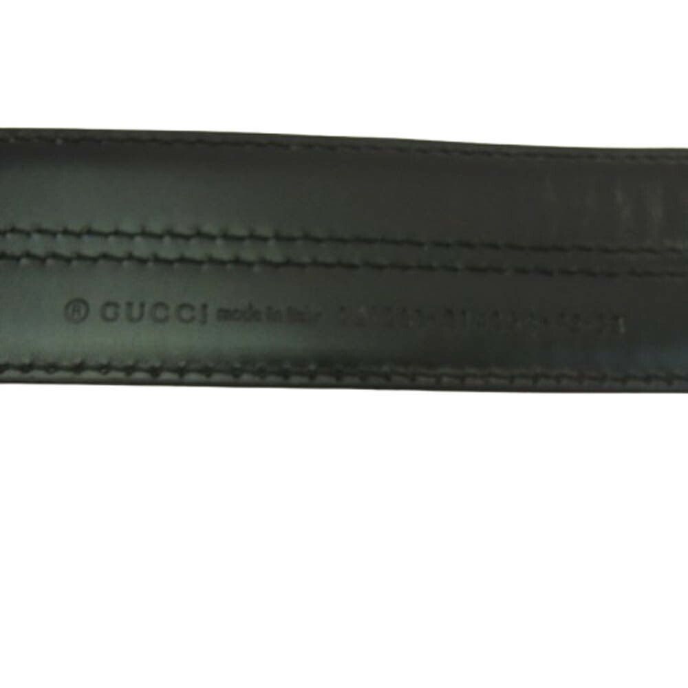 Gucci Leather Silver Buckle Belt Size ONE SIZE - 4 Thumbnail