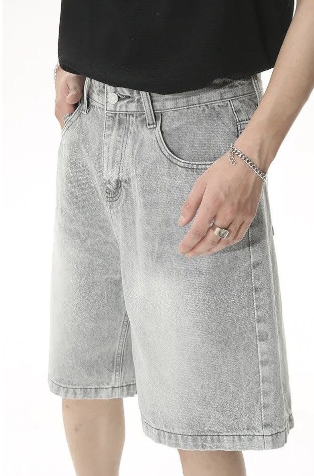 Vintage Streetwear Loose Mid High Waist Jorts Shorts y2k Size US 32 / EU 48 - 3 Thumbnail