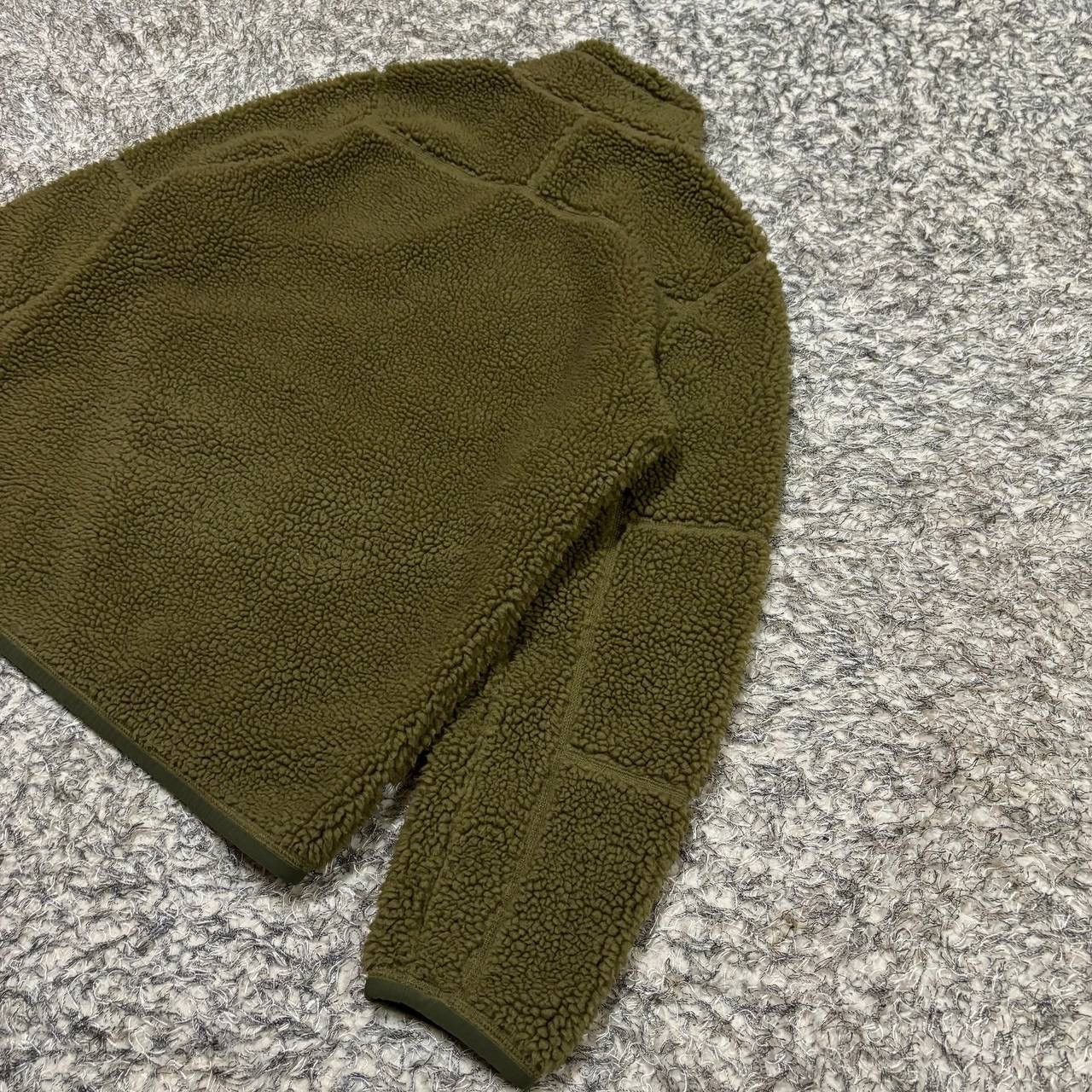 L.L. Bean L.L. Bean Mountain Pile Sherpa Fleece Jacket Olive Green M Size US M / EU 48-50 / 2 - 6 Thumbnail