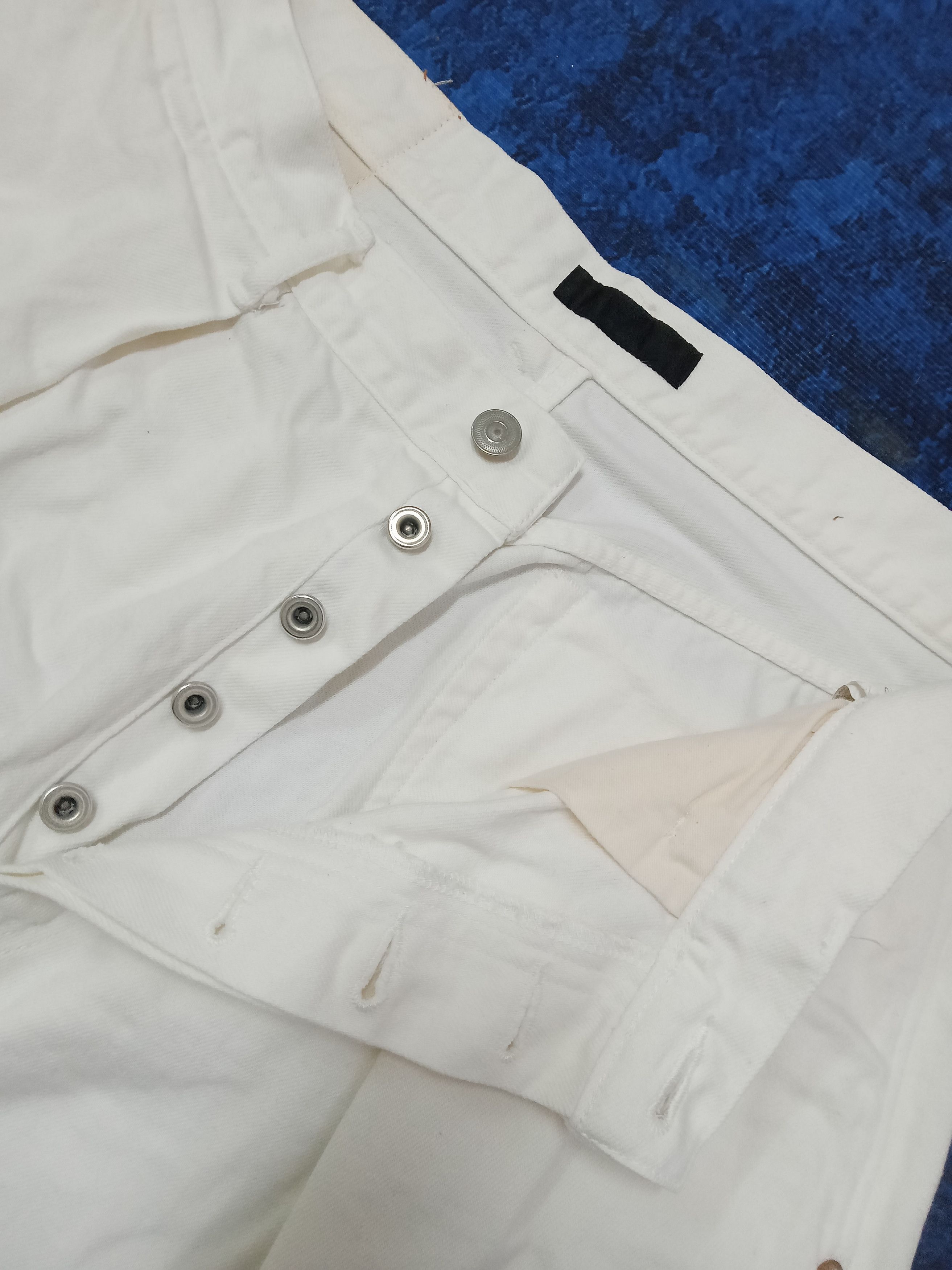 Japanese Brand Joswick New York Pleated Redline Selvedge Baggy Pants Size US 34 / EU 50 - 9 Thumbnail