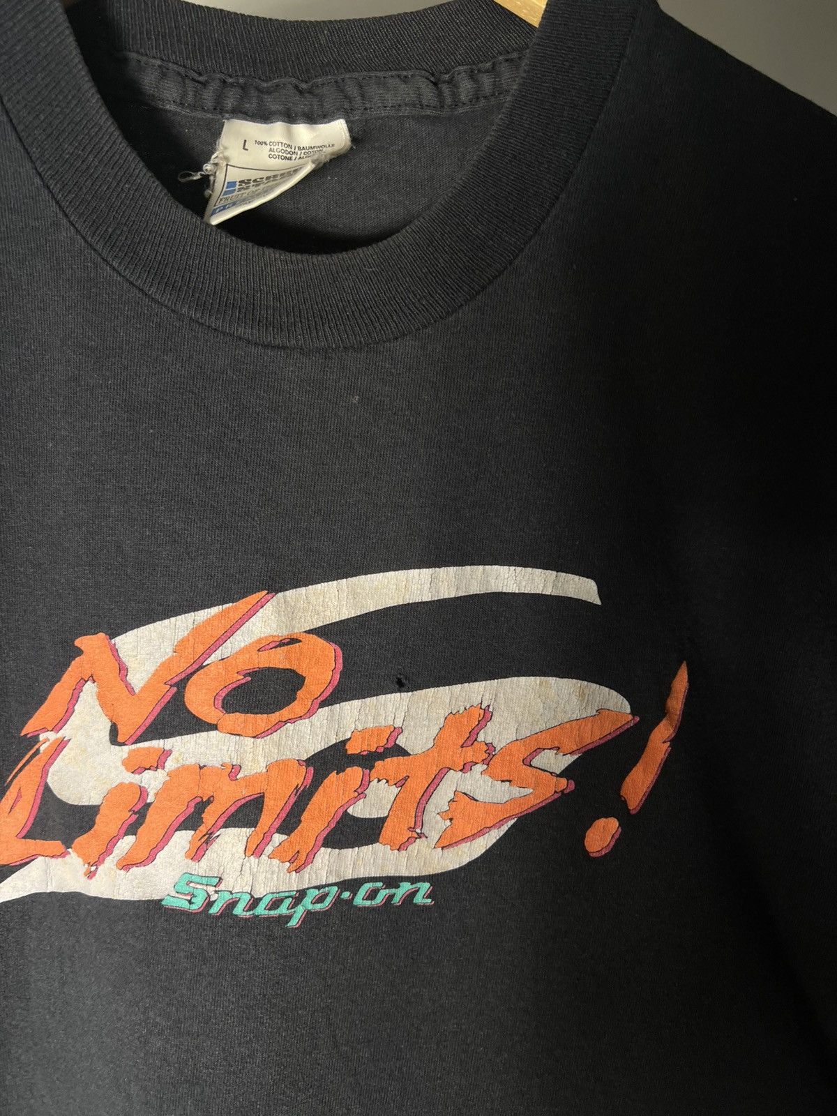 Band Tees VINTAGE NO LIMITS SNAP-ON ROCK T-SHIRT METAL RETRO Y2K 90s Size US L / EU 52-54 / 3 - 9 Thumbnail