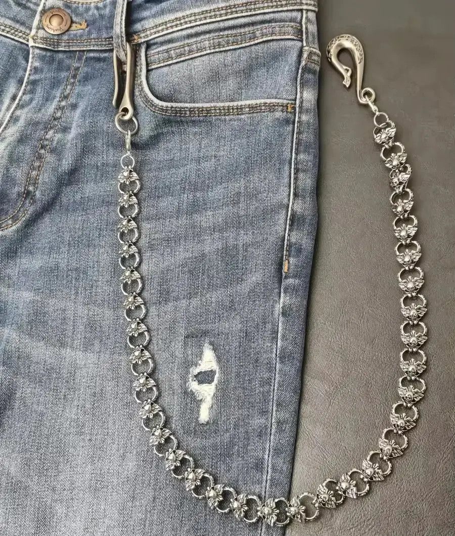 Jewelry Punk Style Skeleton Waist Pants Keychain Size ONE SIZE - 5 Thumbnail