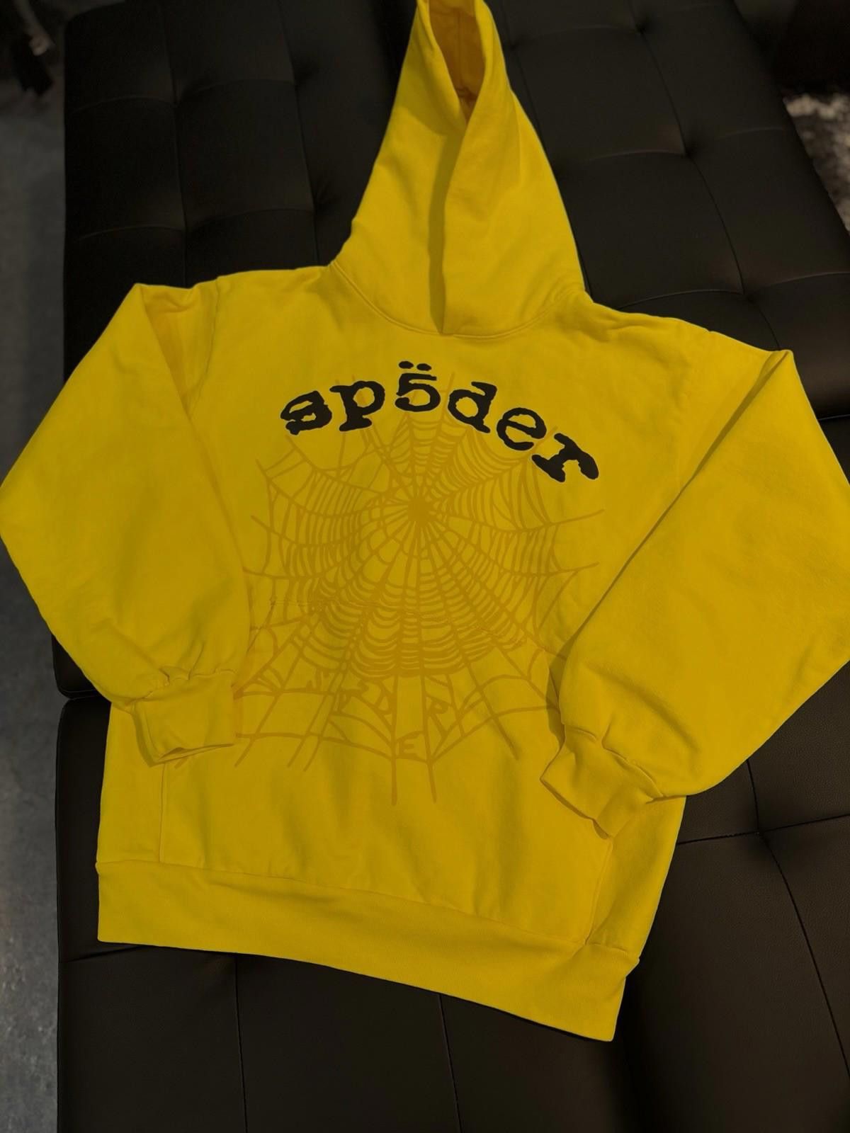 Sp5der Sp5der Worldwide Yellow Hoodie Size (M) (NEW) 100% Authentic Size US M / EU 48-50 / 2 - 3 Thumbnail