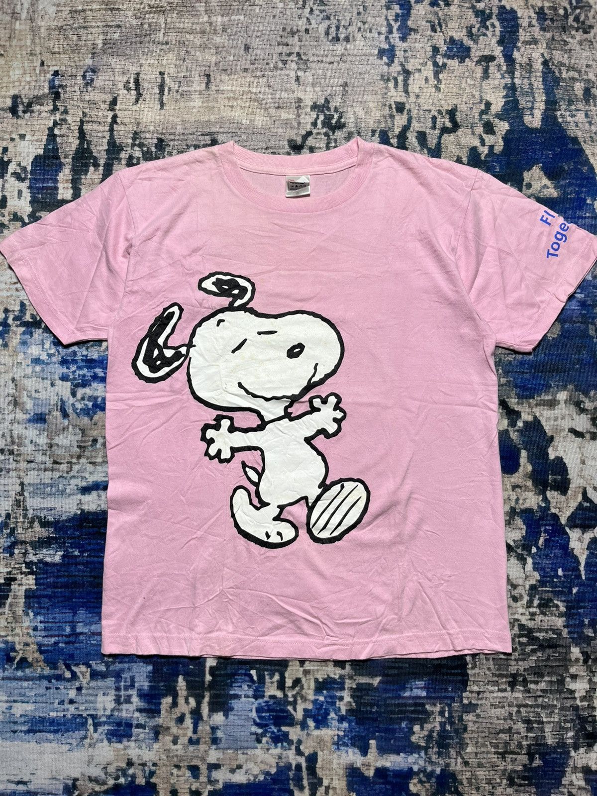 Peanuts 🔥Snoopy Peanuts Cartoon Fly Together Tee Size US M / EU 48-50 / 2 - 1 Thumbnail