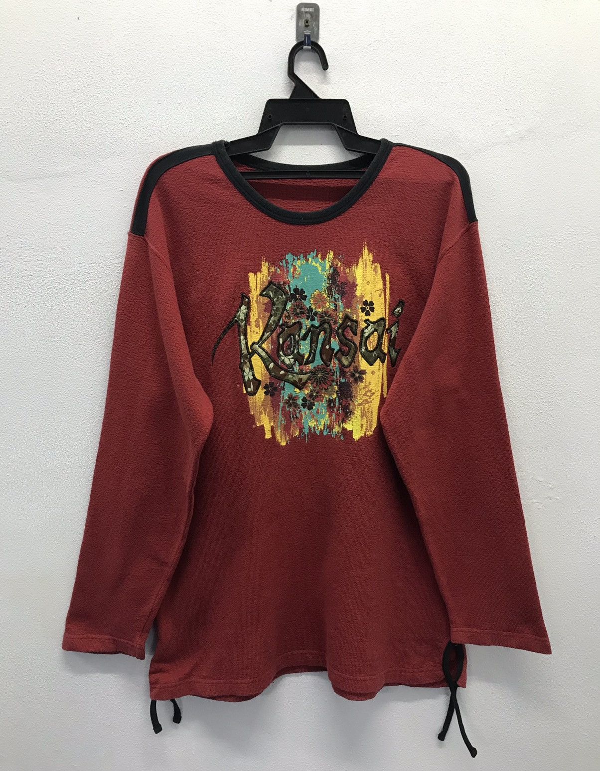 Japanese Brand × Kansai Yamamoto × Vintage Vintage Kansai Big Logo Sweatshirt Size US M / EU 48-50 / 2 - 1 Thumbnail