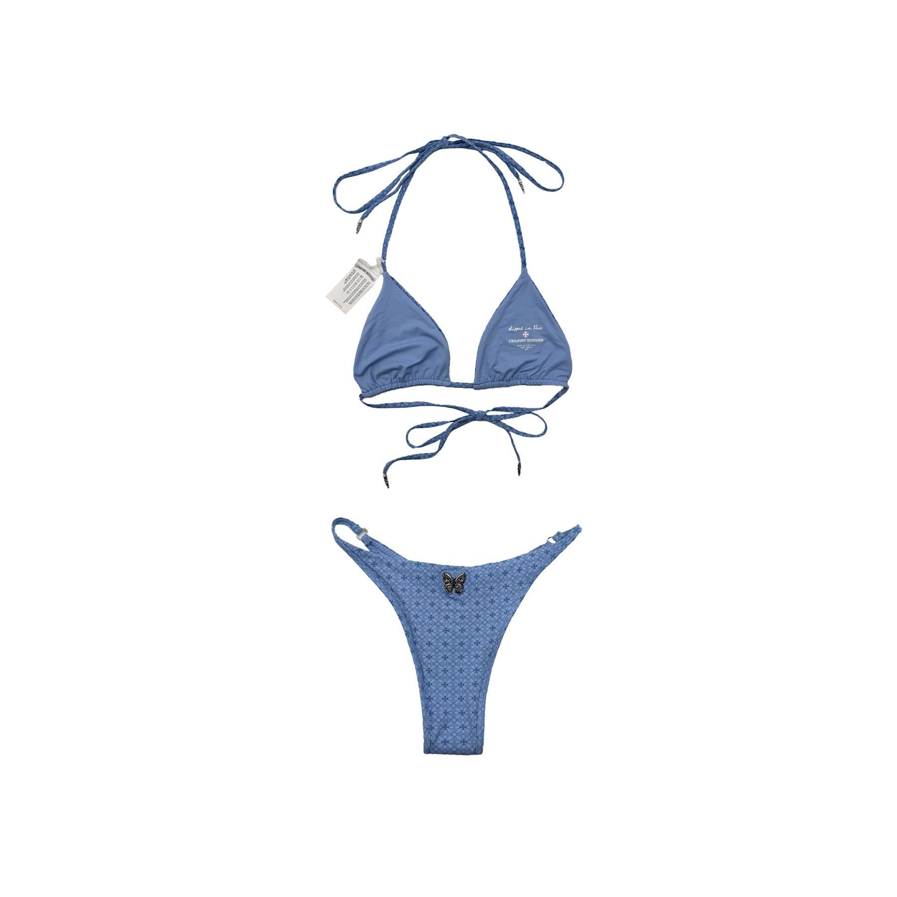 Chrome Hearts Chrome Hearts Dipped In Blue Bikini Size S / US 4 / IT 40 - 2 Thumbnail