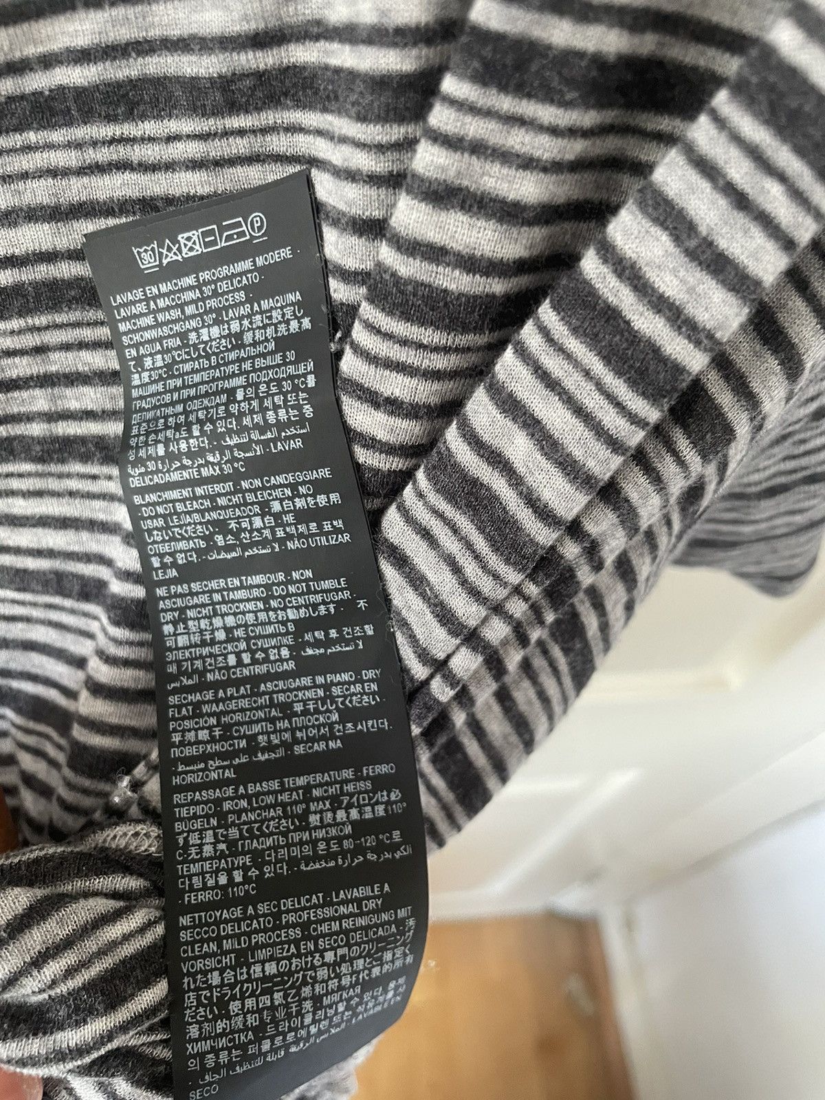 Saint Laurent Paris Striped Saint Laurent T-shirt Size US M / EU 48-50 / 2 - 3 Thumbnail