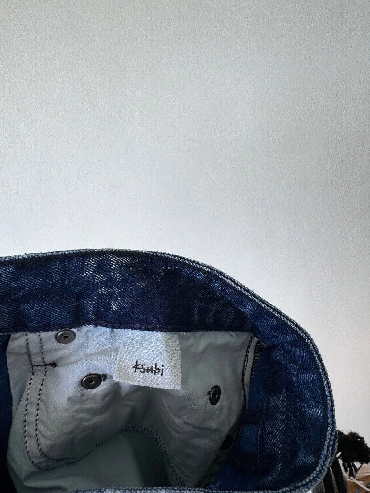 Ksubi new Ksubi mens denim jean hazlow 32 blue cobalt kolour slim Size US 32 / EU 48 - 8 Thumbnail