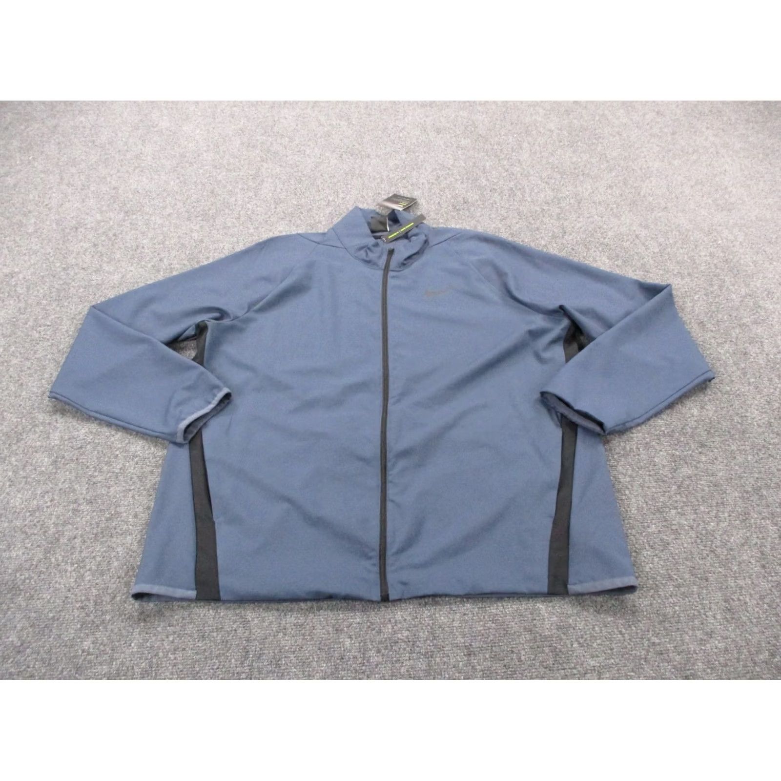 Nike Nike Jacket Mens XL Blue Dri Fit Full Zip Windbreaker Pockets Logo Athletic Regular Size Type Jacket 928010 NEW Size US XL / EU 56 / 4 - 2 Thumbnail