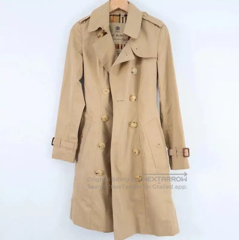 Burberry Burberry Spring Autumn Khaki Trench Coat. Size XXS / US 00 / IT 34 - 1 Thumbnail