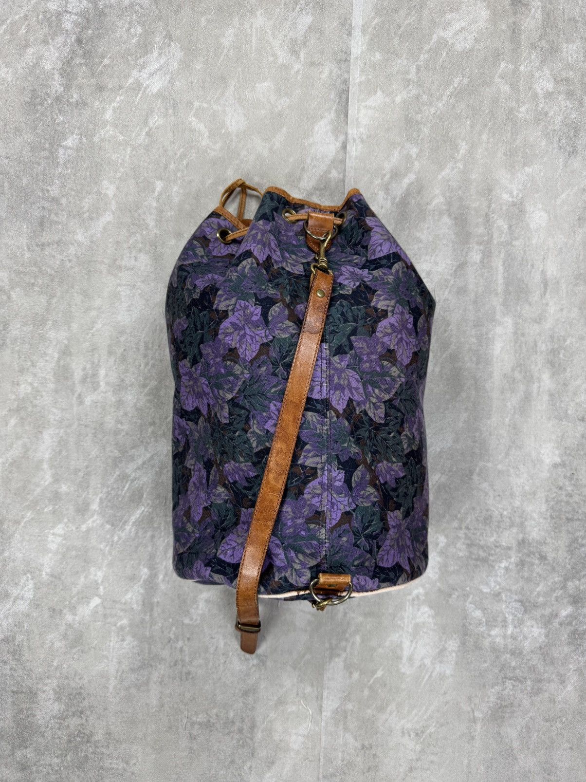 Laura Ashley Laura Ashley Vintage baguette duffle drawstring bag floral Size ONE SIZE - 6 Thumbnail