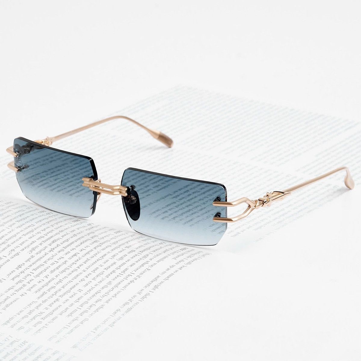 Chrome Hearts CHROME HEARTS LORDIE MATTE GOLD PLATED SUNGLASSES Size ONE SIZE - 2 Thumbnail
