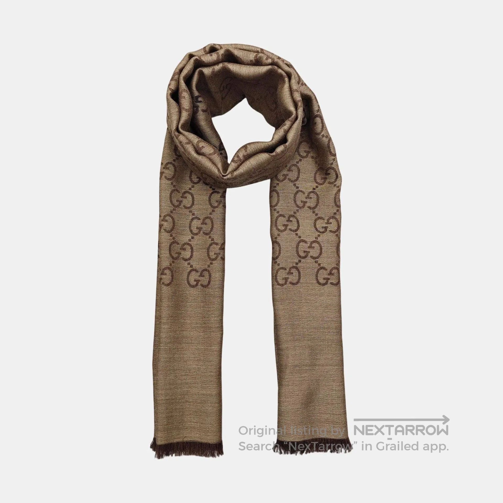 Gucci Gucci Double G Wool Scarf. Size ONE SIZE - 2 Thumbnail