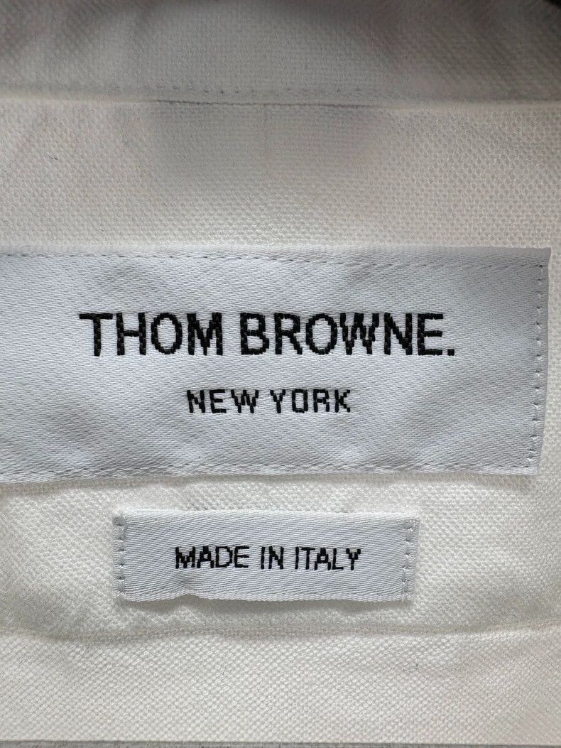 Thom Browne Thom Browne A red and black four-striped shirt Size US S / EU 44-46 / 1 - 5 Thumbnail
