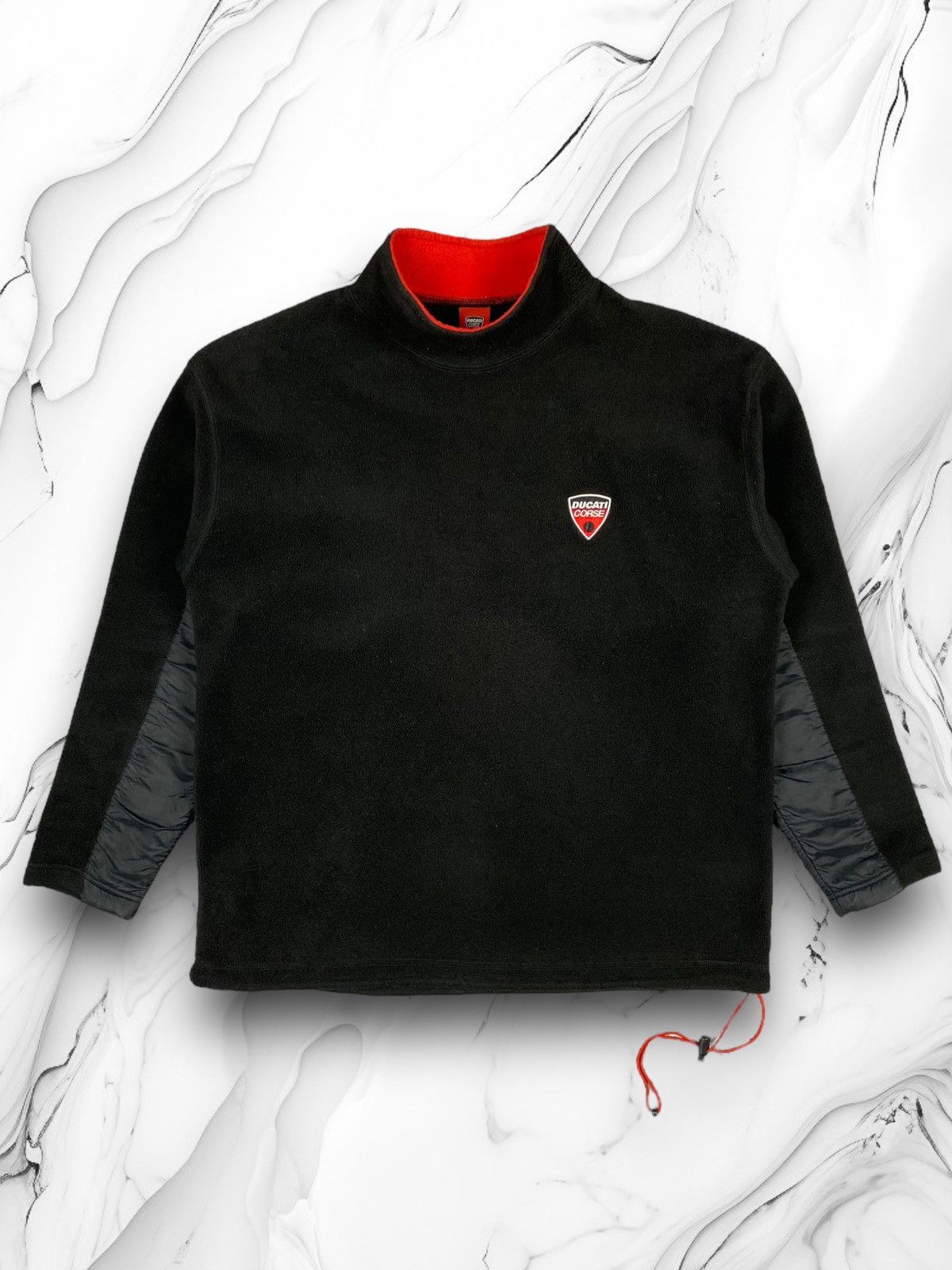 Ducati × Vintage Vintage Ducati Corse Racing Super Bike Fleece Bomber Size US L / EU 52-54 / 3 - 1 Thumbnail