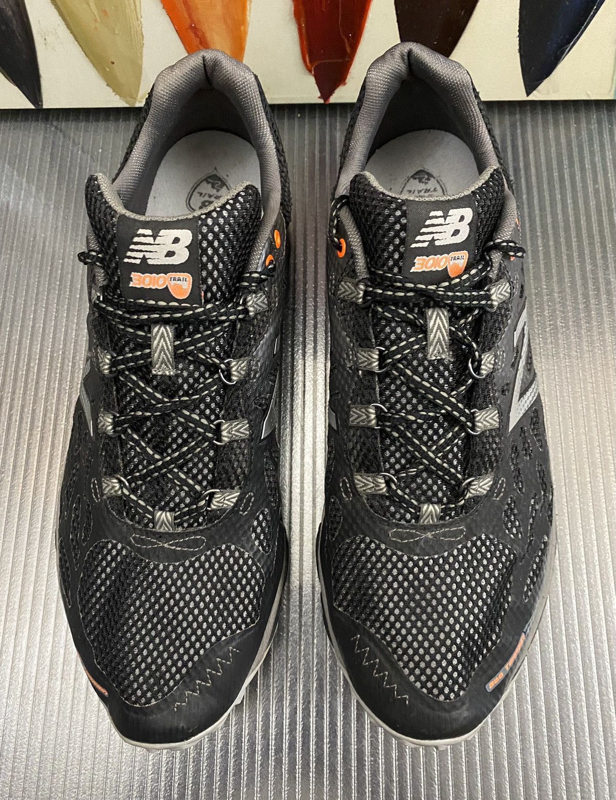 New Balance New Balance Men's 3010 trail fantom fit Black/Silver 12 Size US 12 / EU 45 - 2 Thumbnail