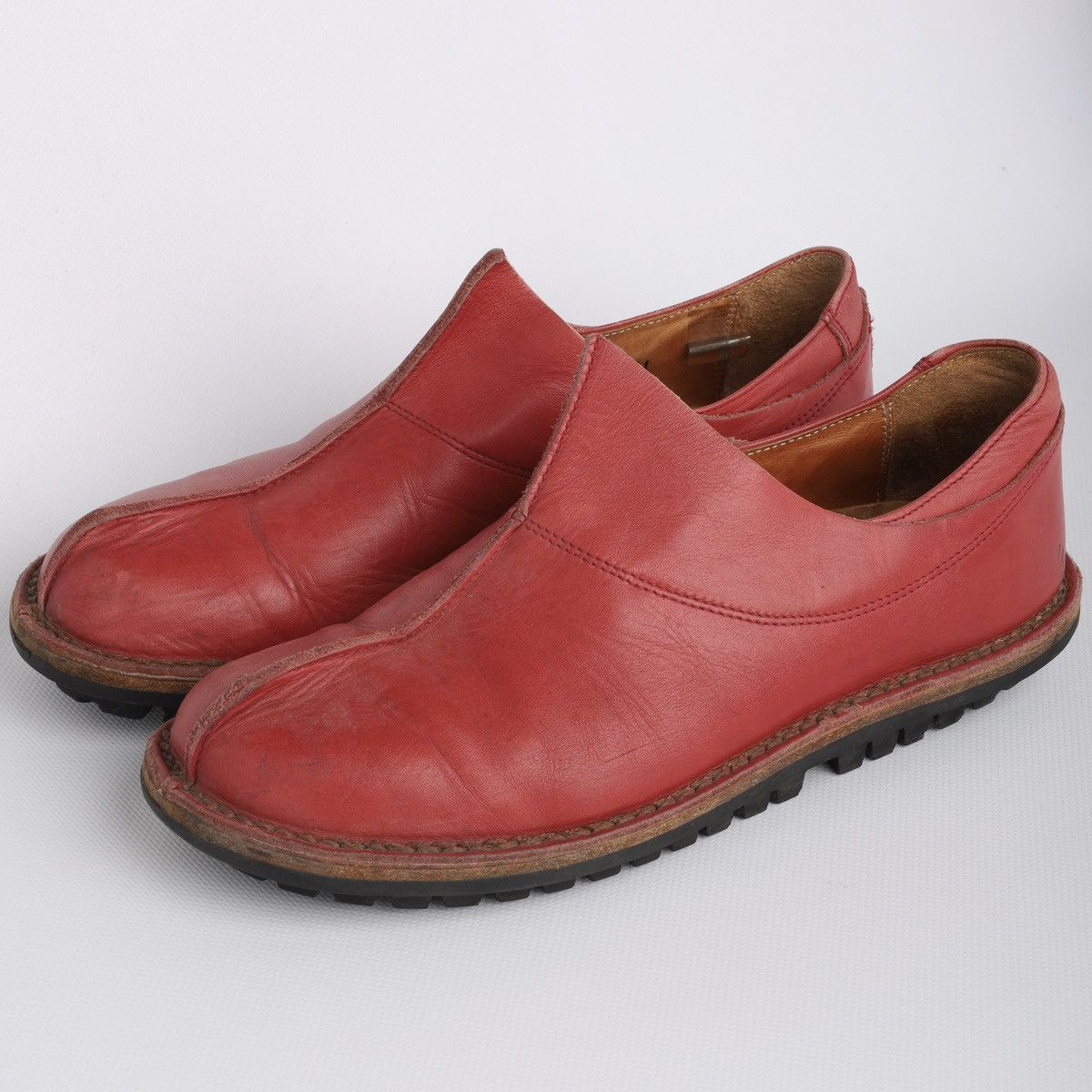 Trippen Trippen Leather Red Shoes Avantgarde Low Size US 11 / IT 41 - 4 Thumbnail
