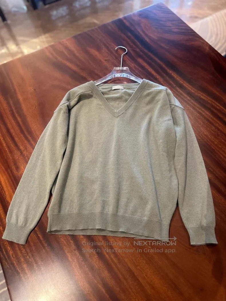 Brunello Cucinelli Brunello Cucinelli Beaded cashmere sweater. Size XXS / US 00 / IT 34 - 3 Thumbnail