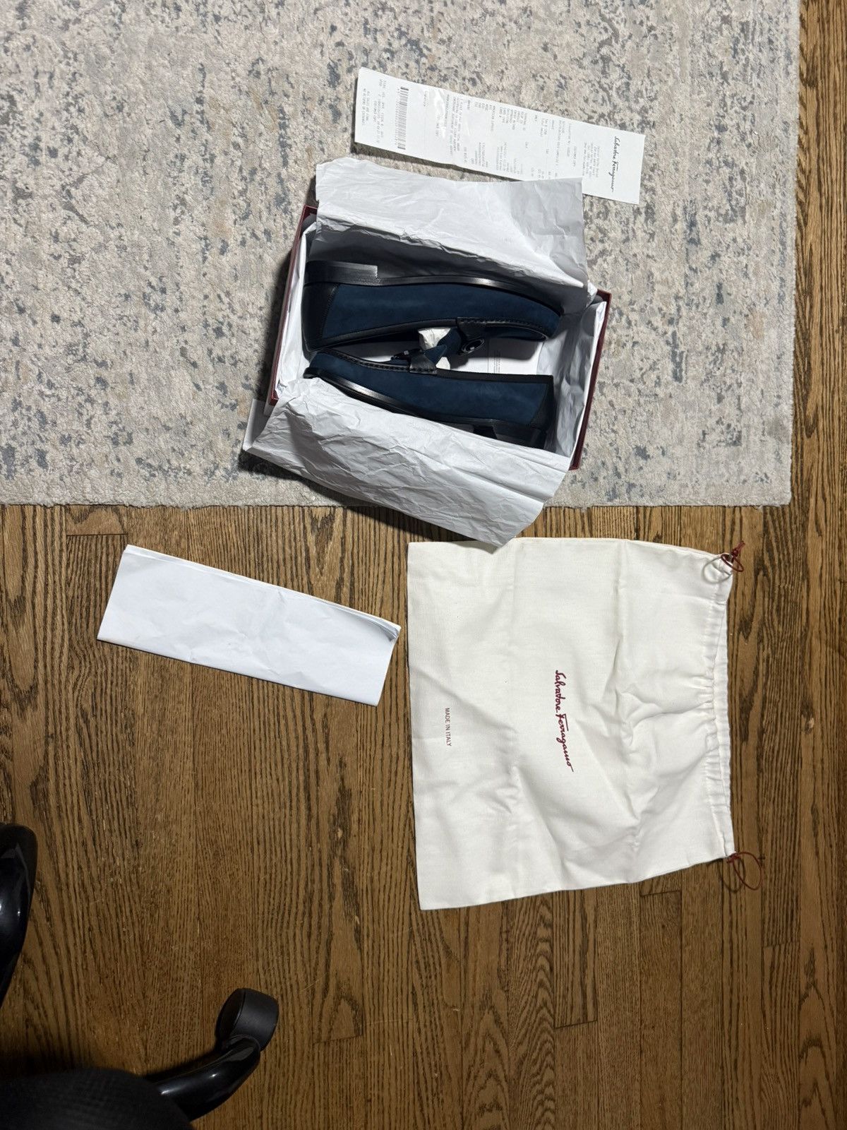 Mezcal tea suede calf Nero calf (rolo)