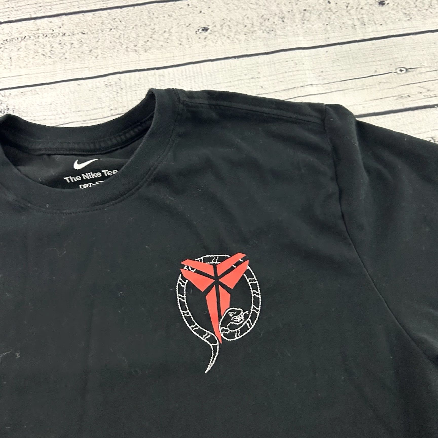 Nike Nike Kobe Bryant Stockings Mamba Short Sleeve T Shirt Men's Large Black Size US L / EU 52-54 / 3 - 2 Thumbnail