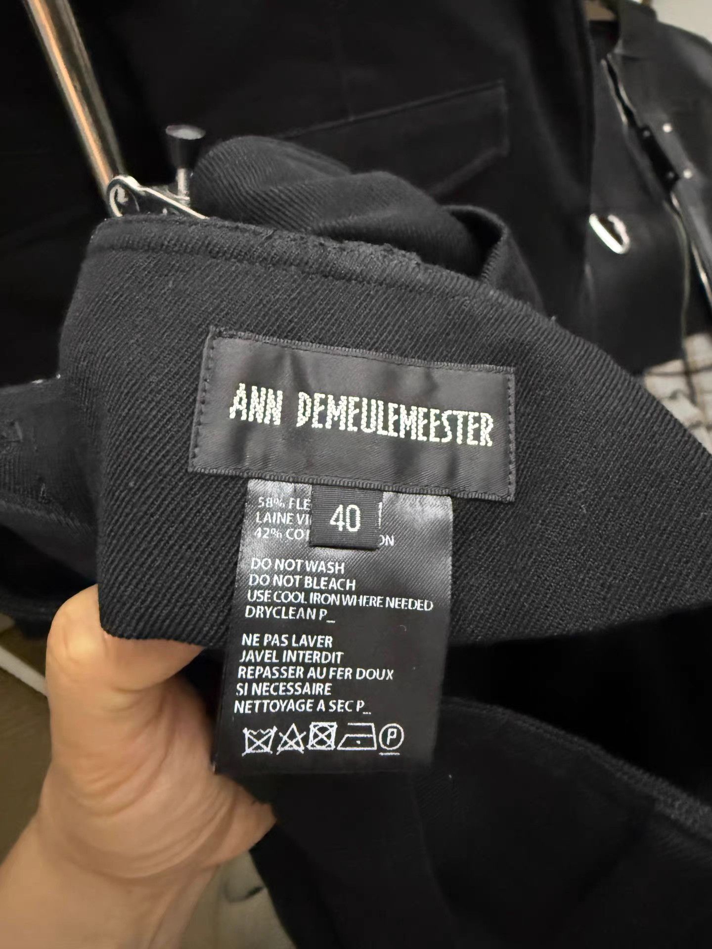 Ann Demeulemeester Ann Demeulemeester Lace-up Trousers K27 Size US 40 / EU 56 - 5 Thumbnail