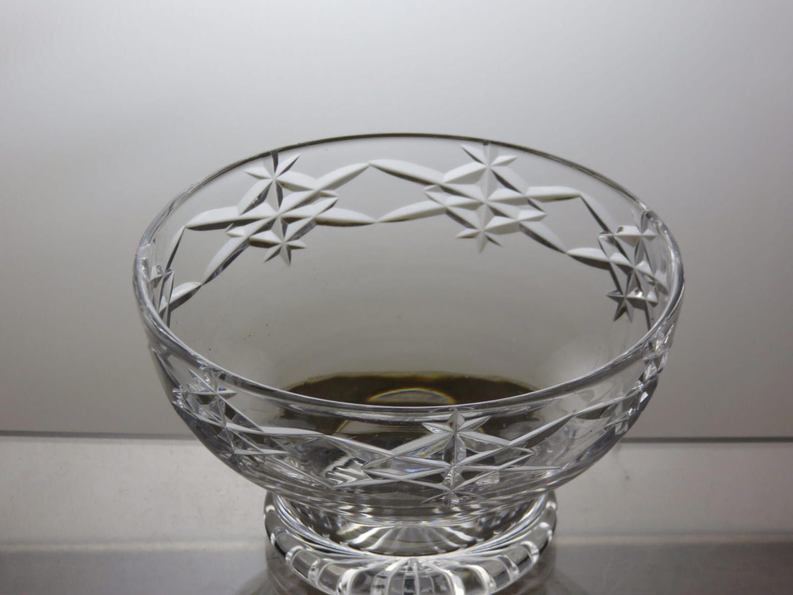 The Unbranded Brand Vintage Lead Crystal Cut Glass Set Of 2 Serving Finger bowls Size ONE SIZE - 5 Thumbnail