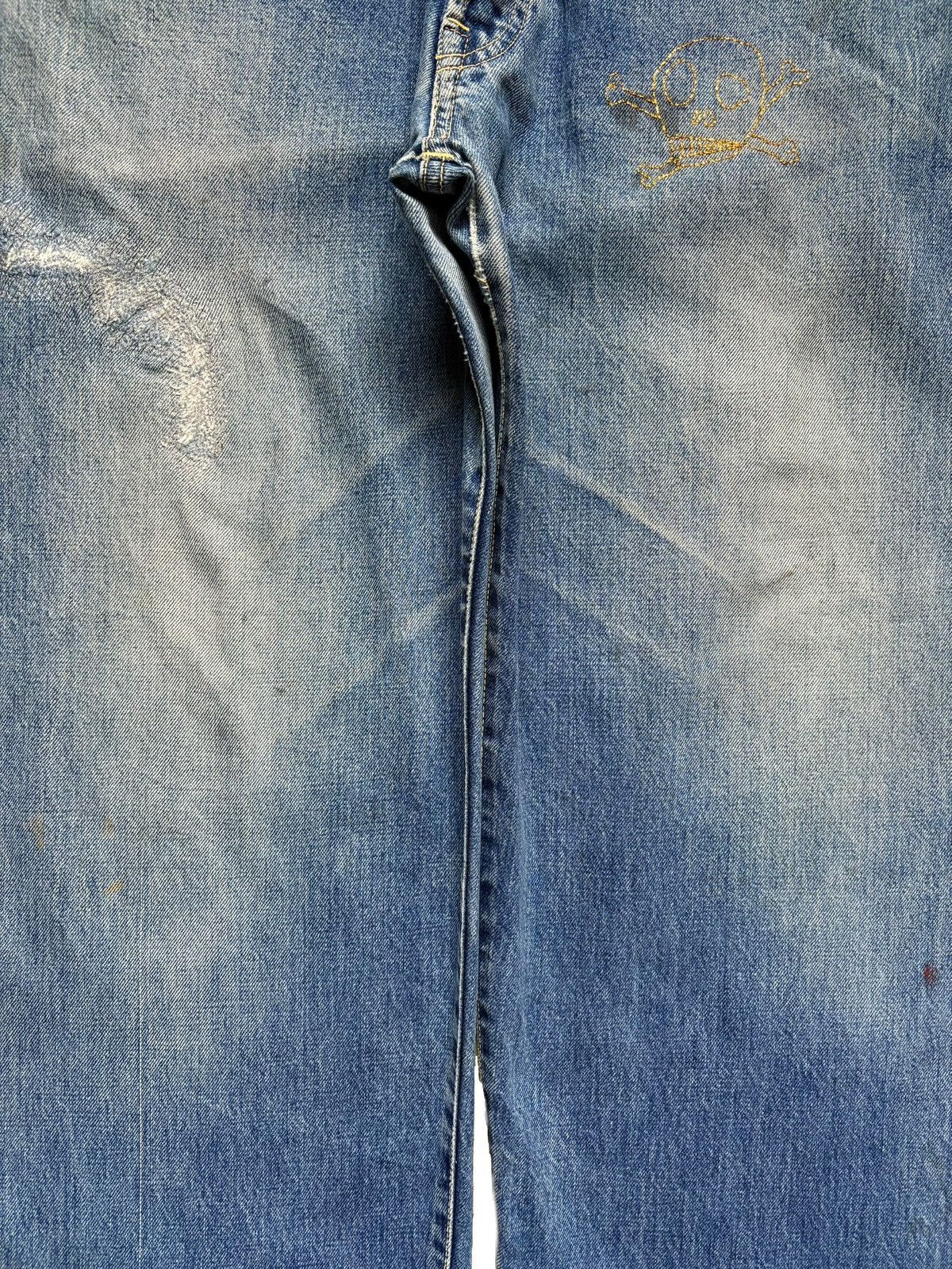 Japanese Brand Vintage Japanese Gowest Selvedge Mud Wash Loose Baggy Jean Size US 34 / EU 50 - 6 Thumbnail