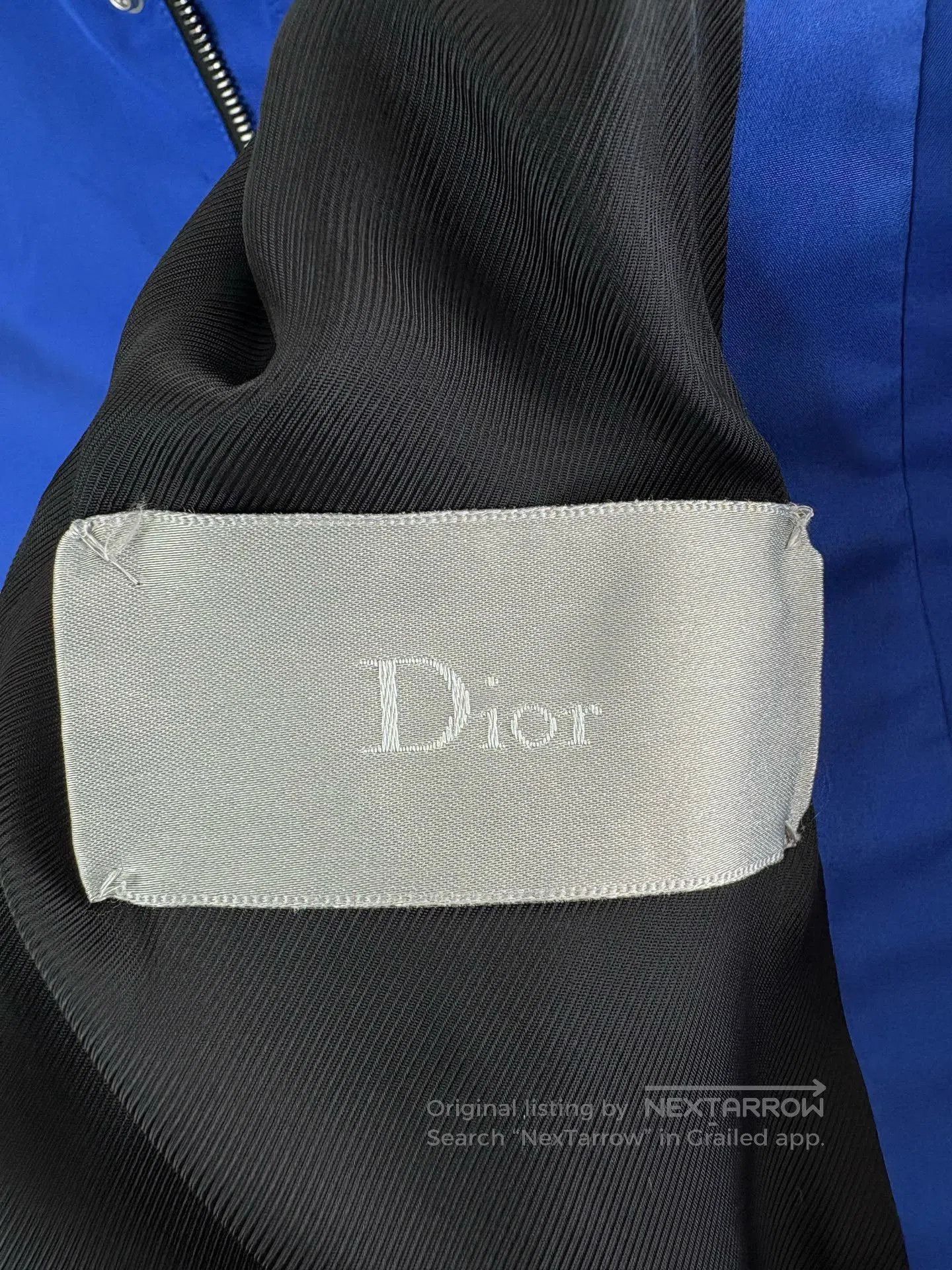 Dior DIOR Blue Aviator Jacket. Size US M / EU 48-50 / 2 - 4 Thumbnail
