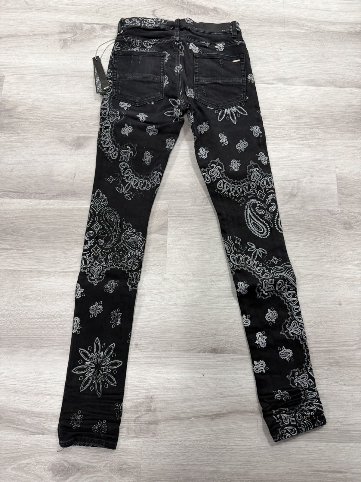 Amiri AMIRI Bandana Print Skinny Jeans Size US 31 - 6 Thumbnail