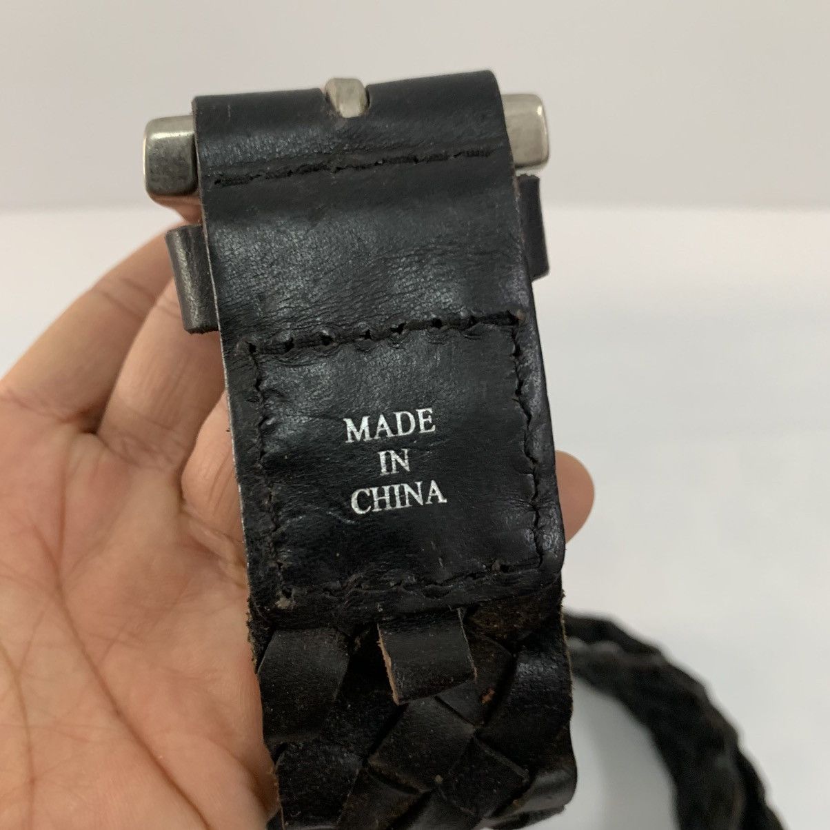 Vintage Leather Belts Size 40 - 6 Thumbnail