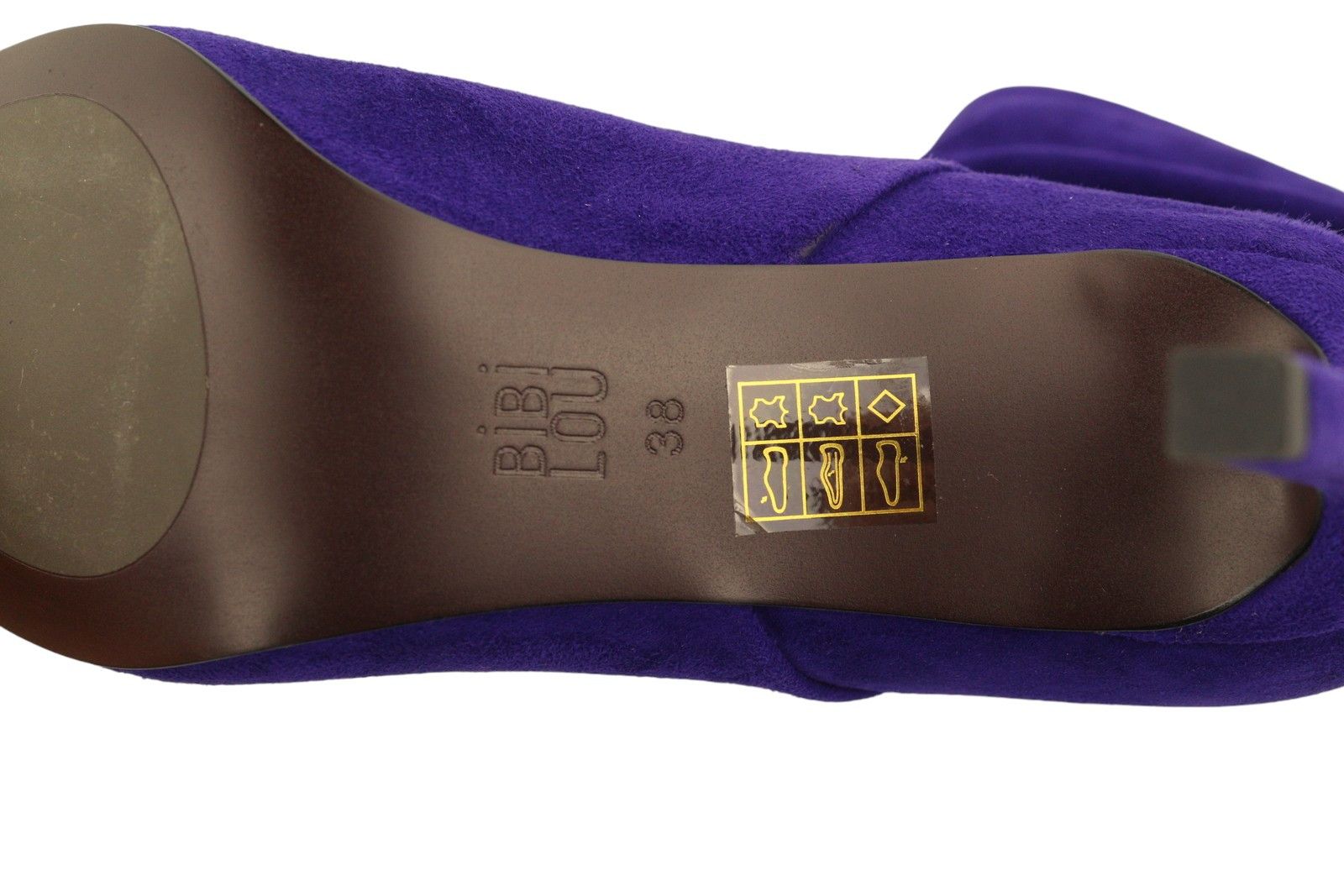 Other BIBI LOU EU38 Suede Leather Crinkled Effect Almond Toe 87551 Size US 7 / IT 37 - 10 Thumbnail