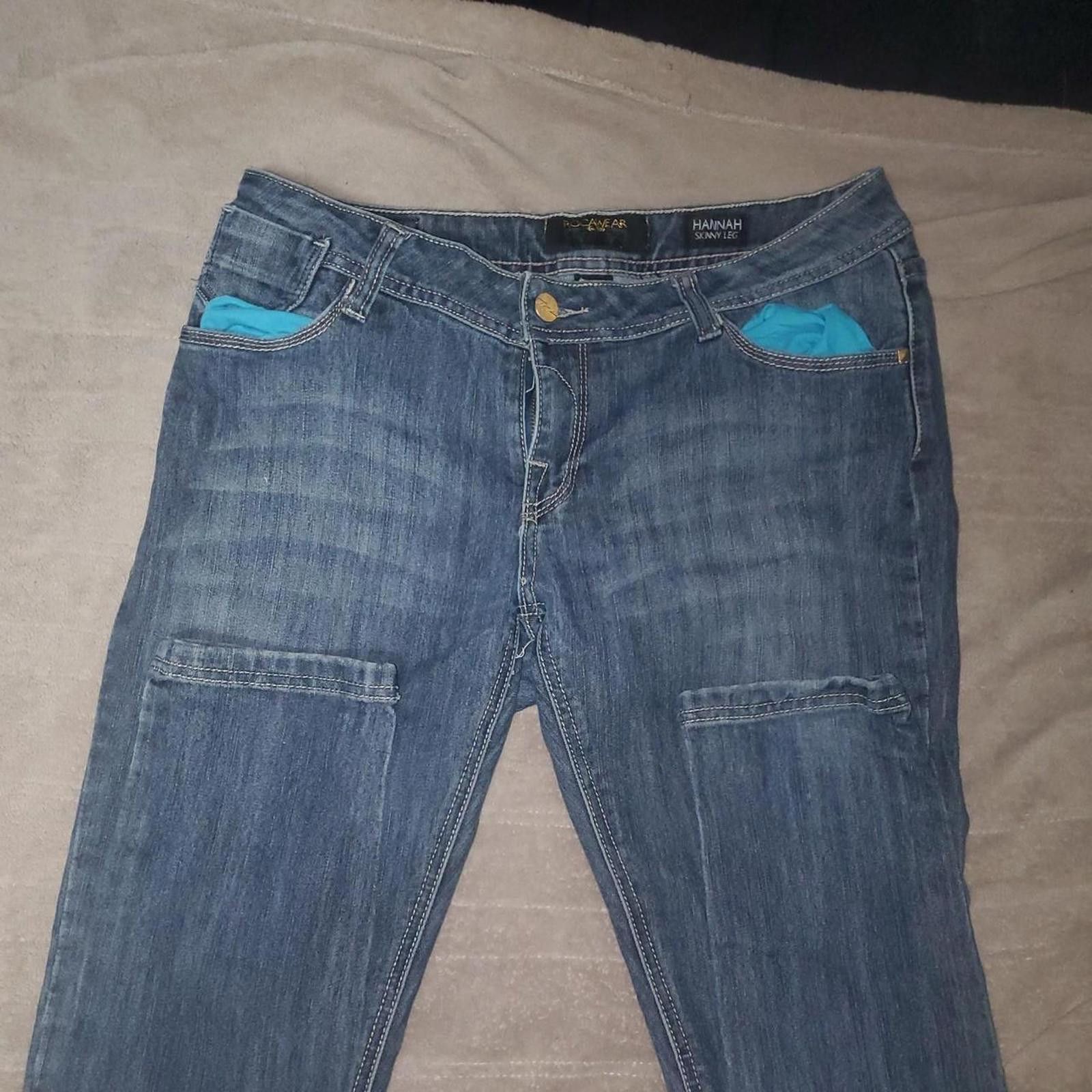 Rocawear Rocawear Women's Blue and Navy Jeans Size 34" / US 12 / IT 48 - 1 Thumbnail