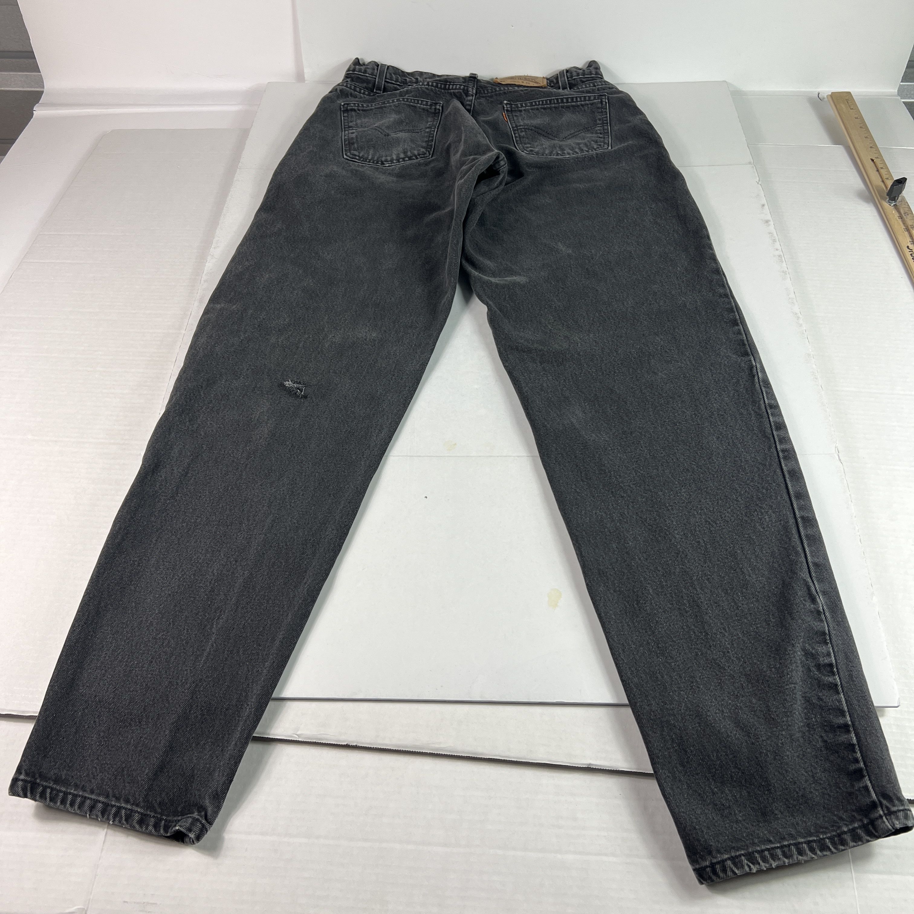 Levi's VTG 90s Levi's Jean 560 Loose Taper Black Denim Orange Tab Size US 32 / EU 48 - 11 Thumbnail